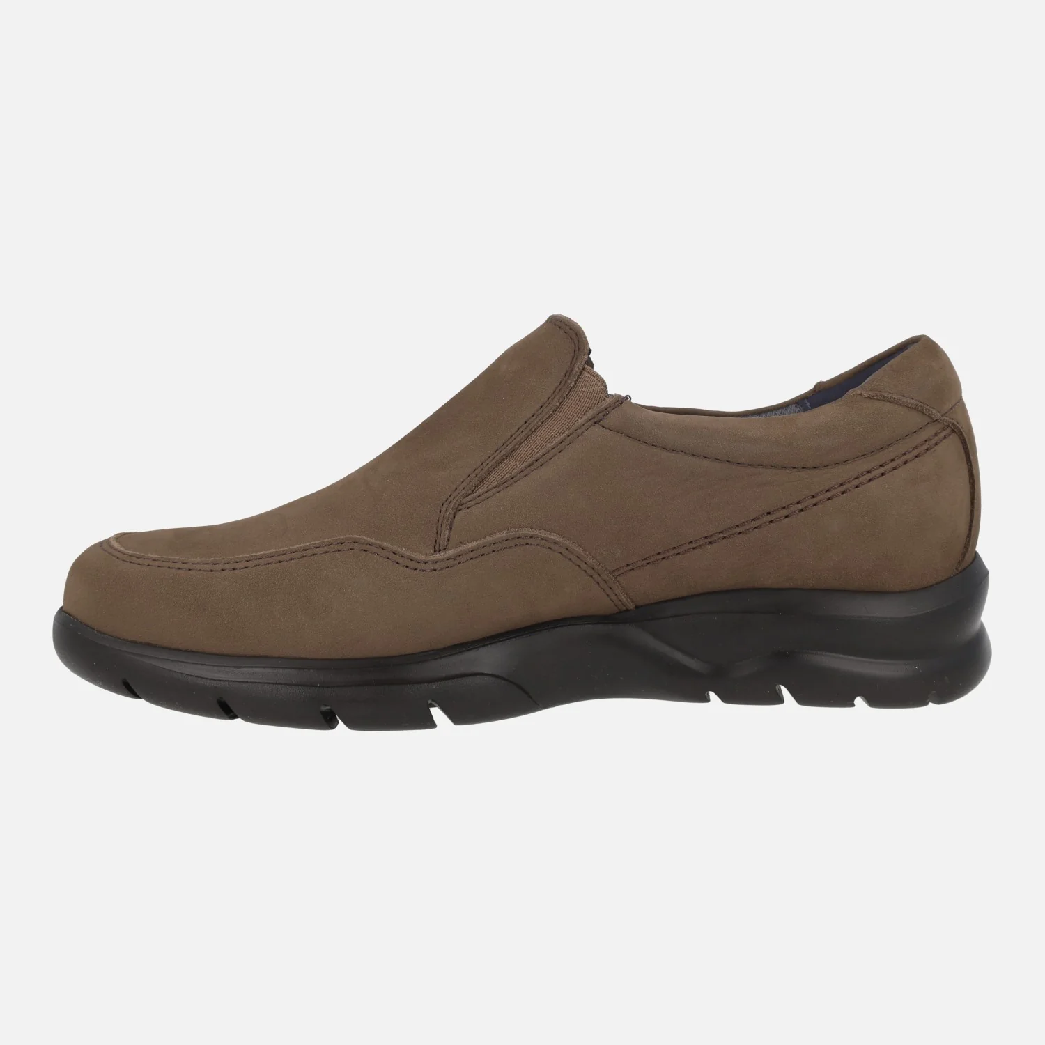 Mocasines en nobuck marrón con membrana WATERADAPT - Image 4