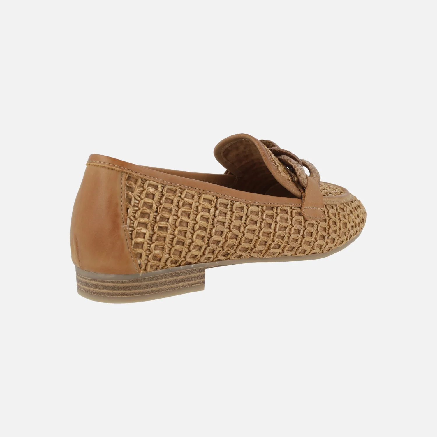 Mocasines en tejido efecto rafia con adorno de eslabones - Image 11