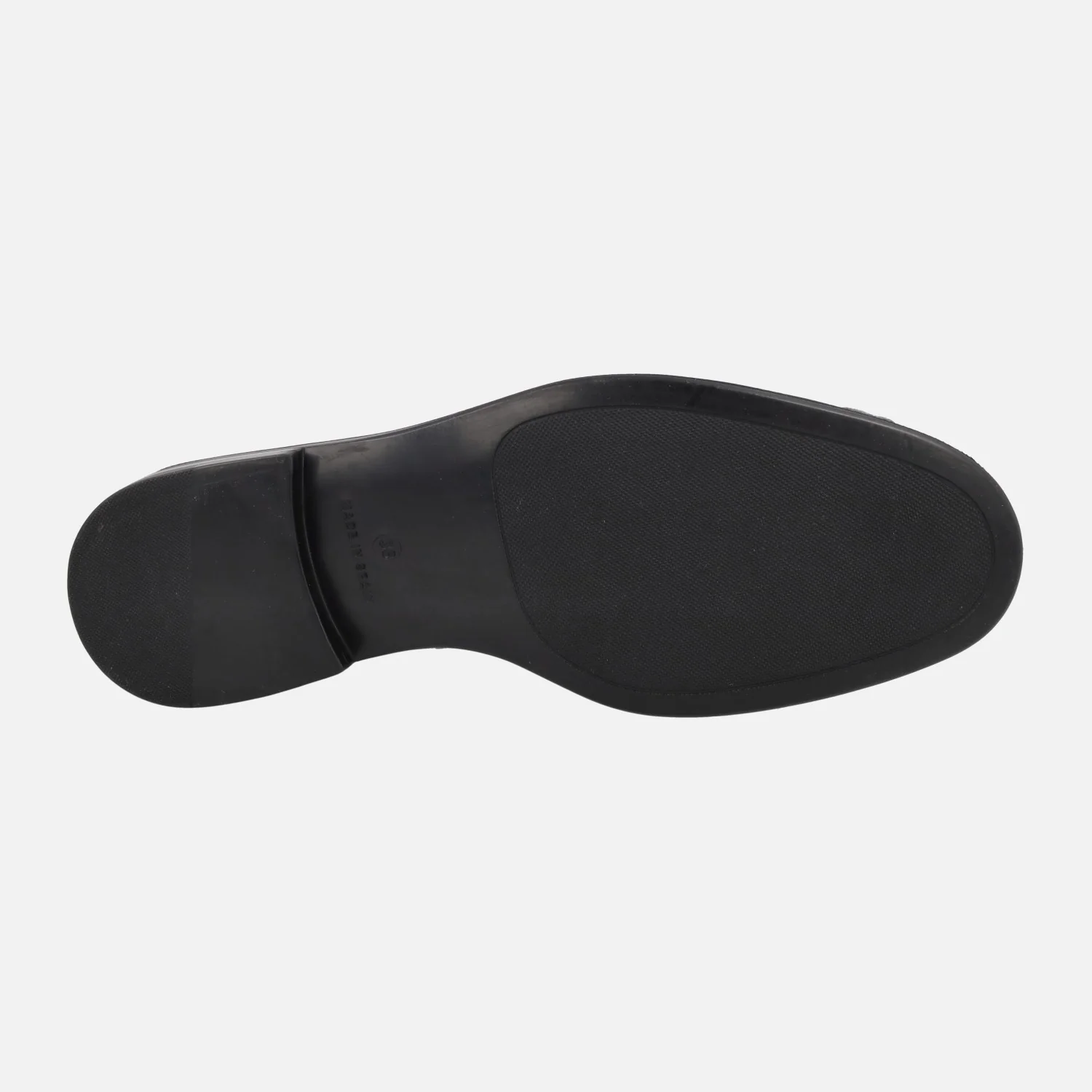 Mocasines fruncidos con antifaz Alpe Oxford en vernice negro - Image 6