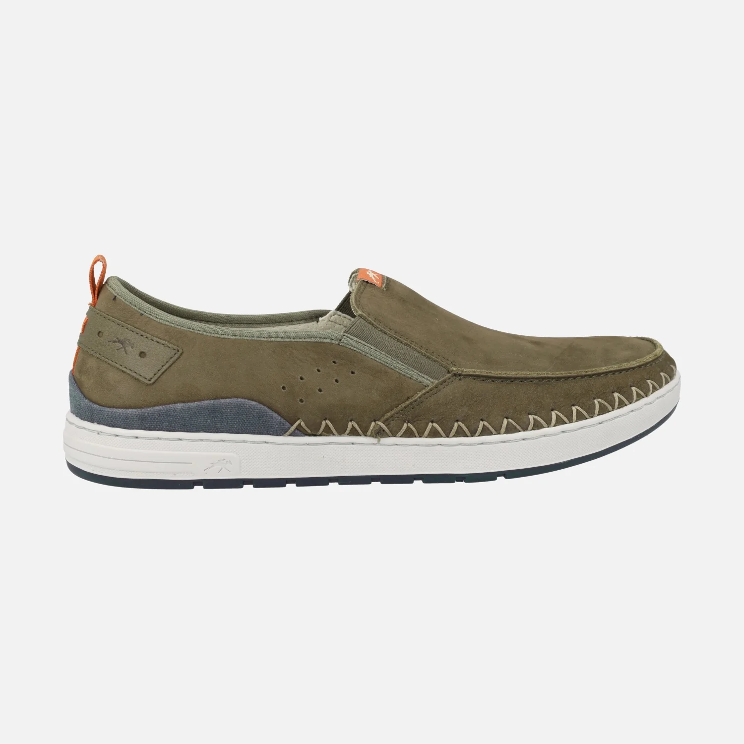 Mocasines Lester para hombre en piel nobuck con elásticos - Image 7
