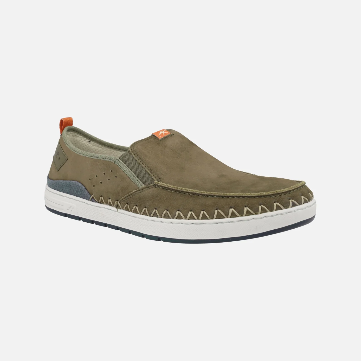 Mocasines Lester para hombre en piel nobuck con elásticos - Image 8