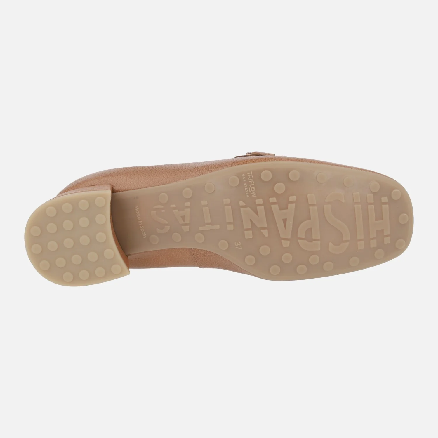 Mocasines marrones de piel con adorno de eslabones - Image 6