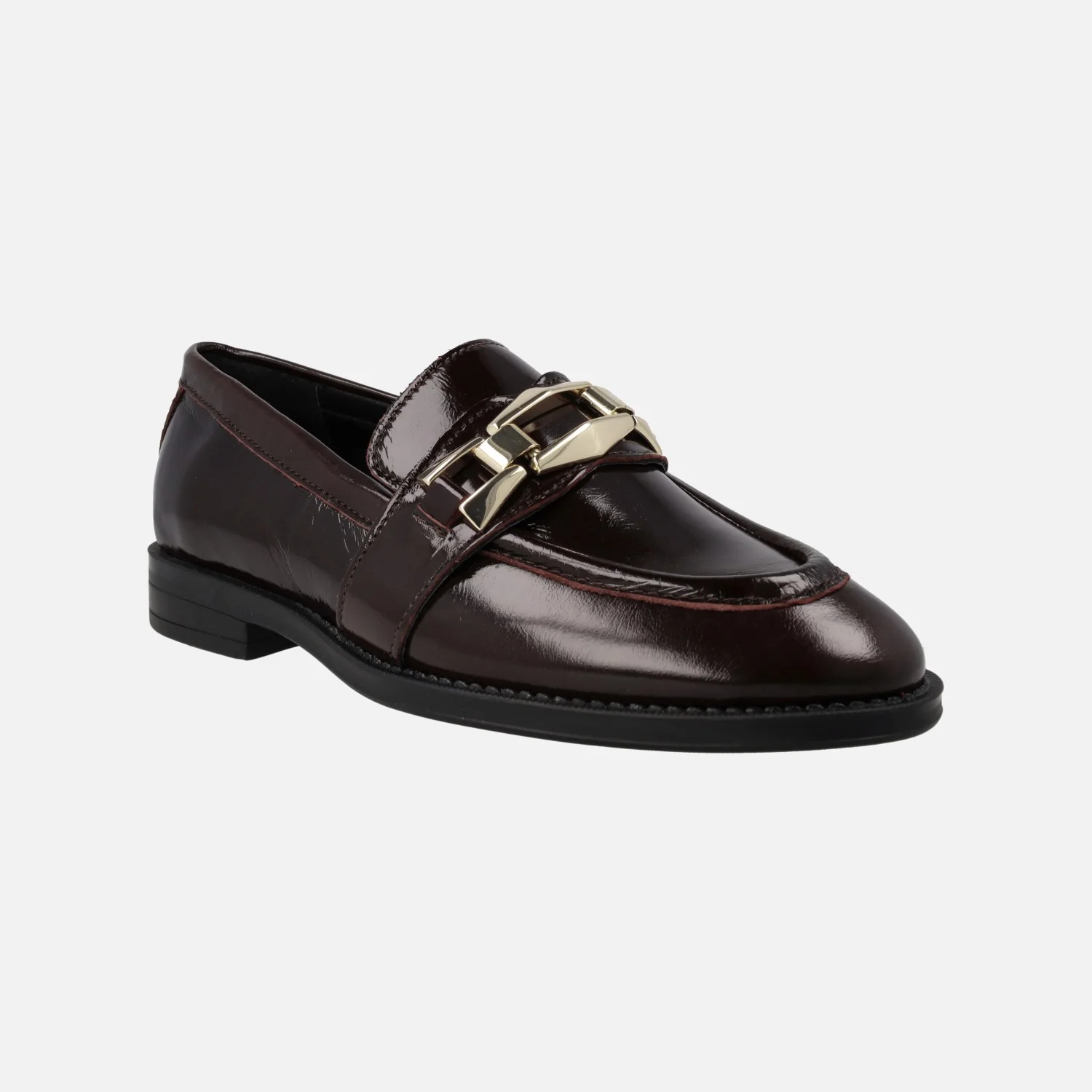 Mocasines de charol New Mimi con adorno de cadena - Image 7