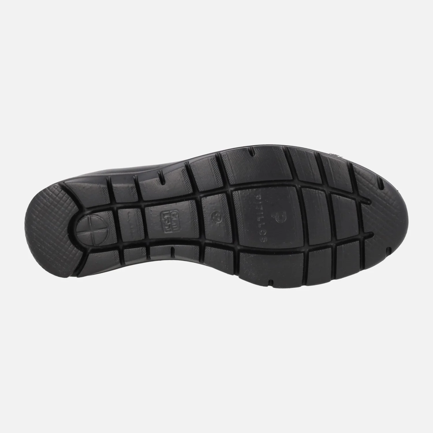 Mocasines negros de piel con elásticos y piso Extra light - Image 6