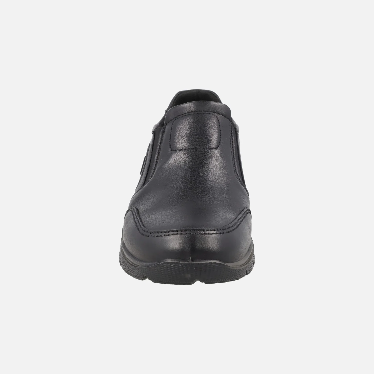 Mocasines negros de piel para hombre con membrana Gore tex - Image 4