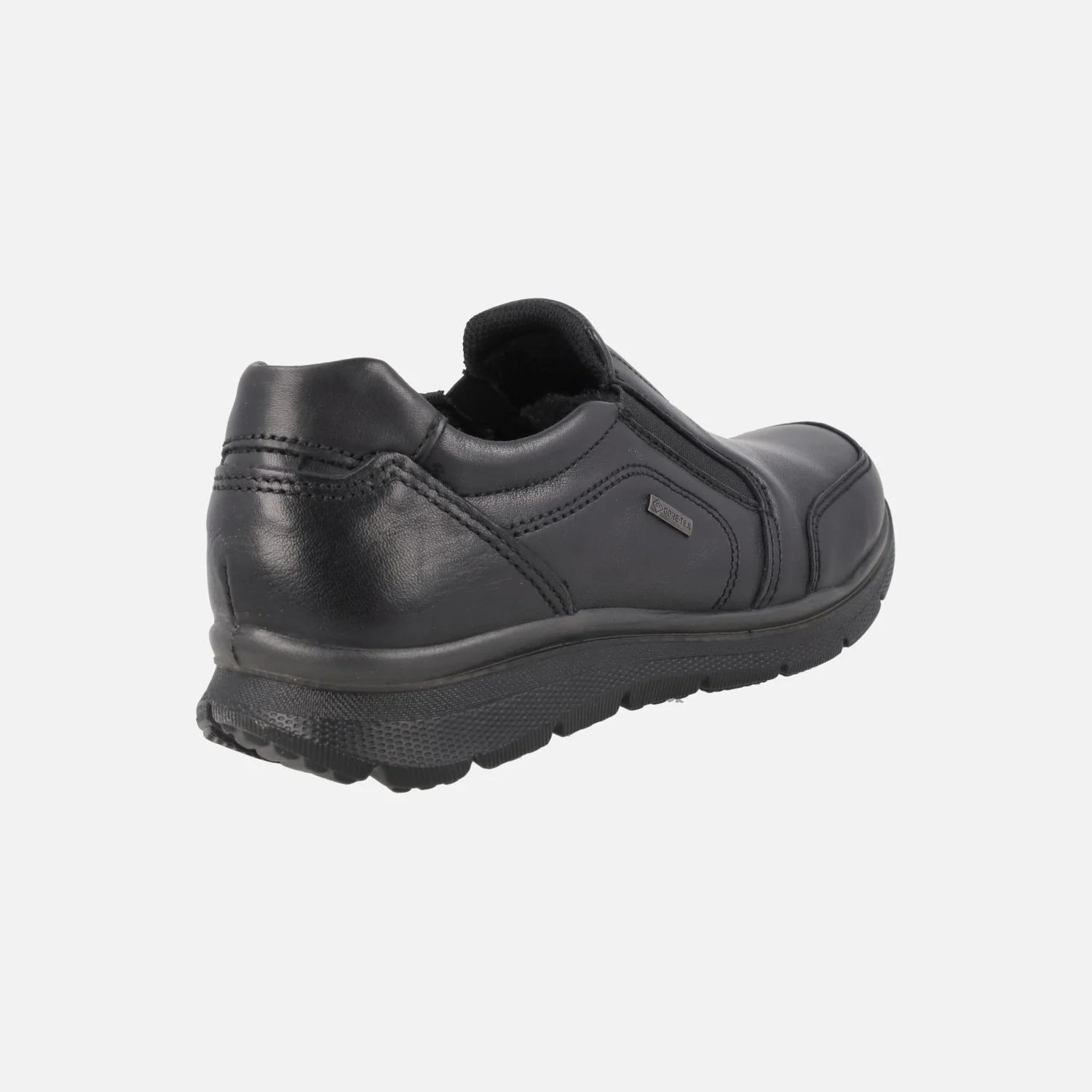 Mocasines negros de piel para hombre con membrana Gore tex - Image 5