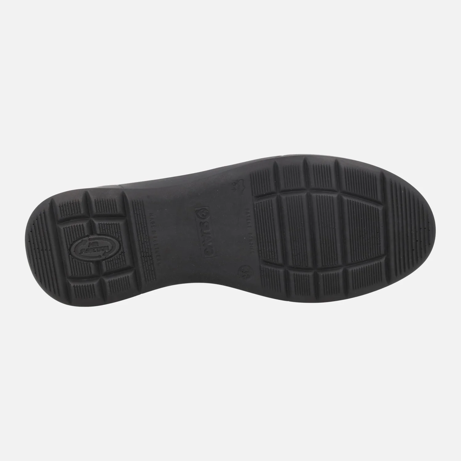 Mocasines negros en grabado coco con adorno de eslabones - Image 6
