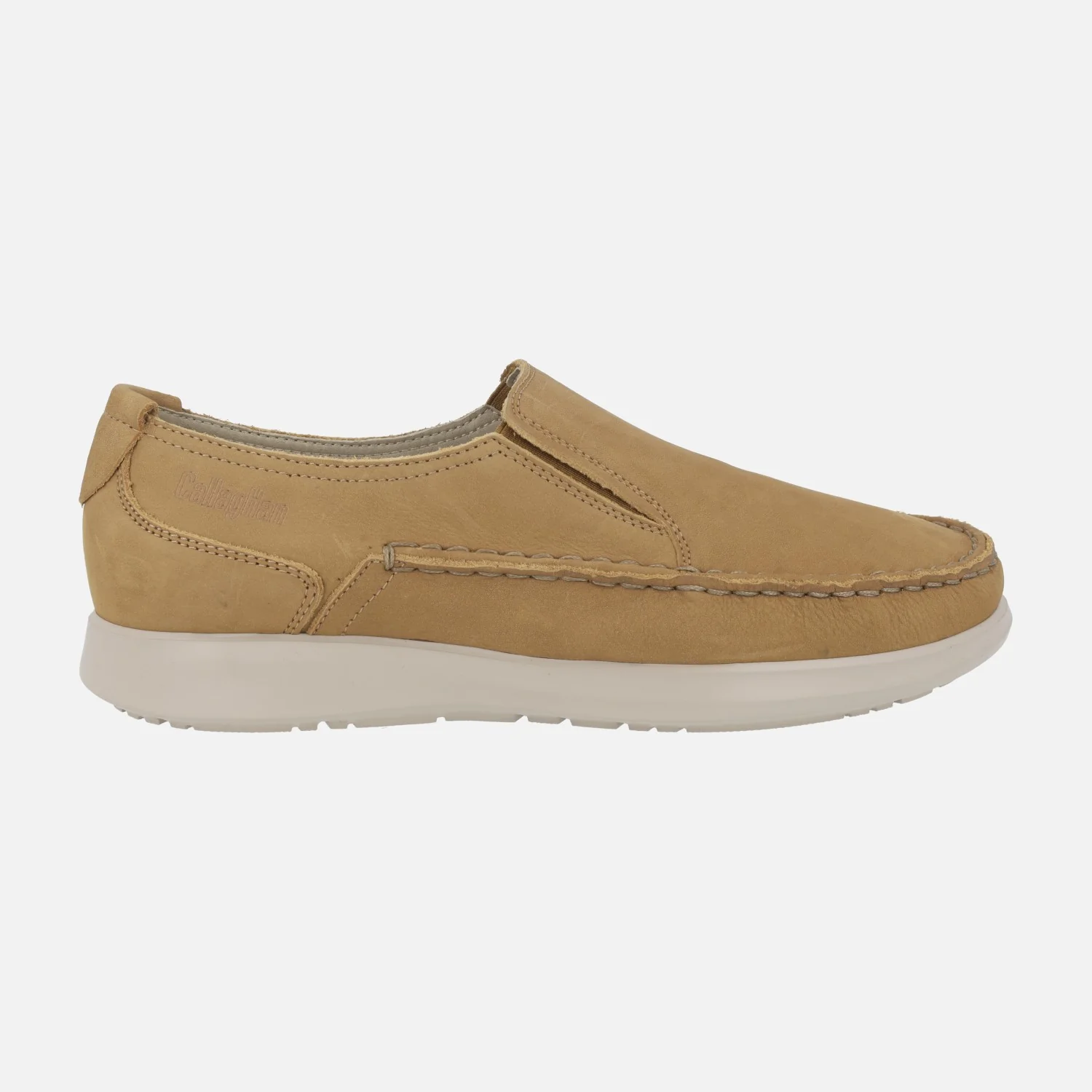 Mocasines para hombre con cosido kiowa y elásticos