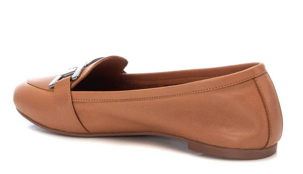Mocasines planos de piel con adorno para mujer - Image 5
