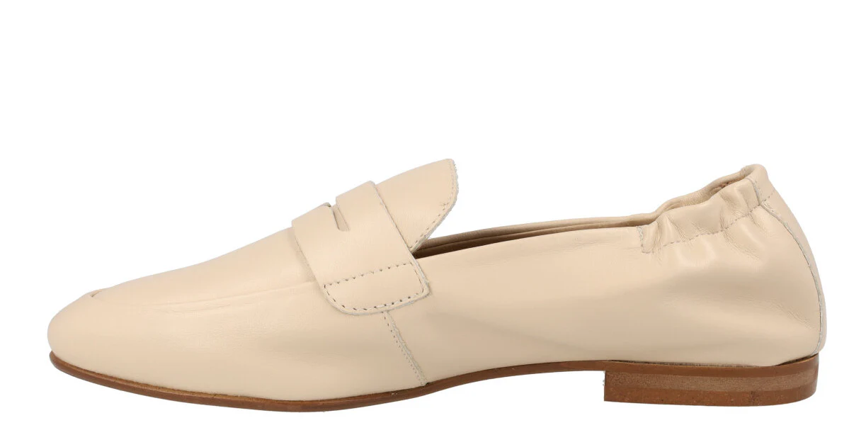 Mocasines planos de piel con antifaz para mujer - Image 3
