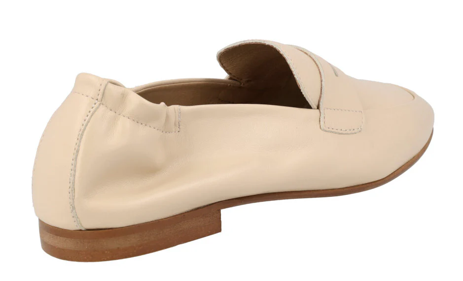 Mocasines planos de piel con antifaz para mujer - Image 4