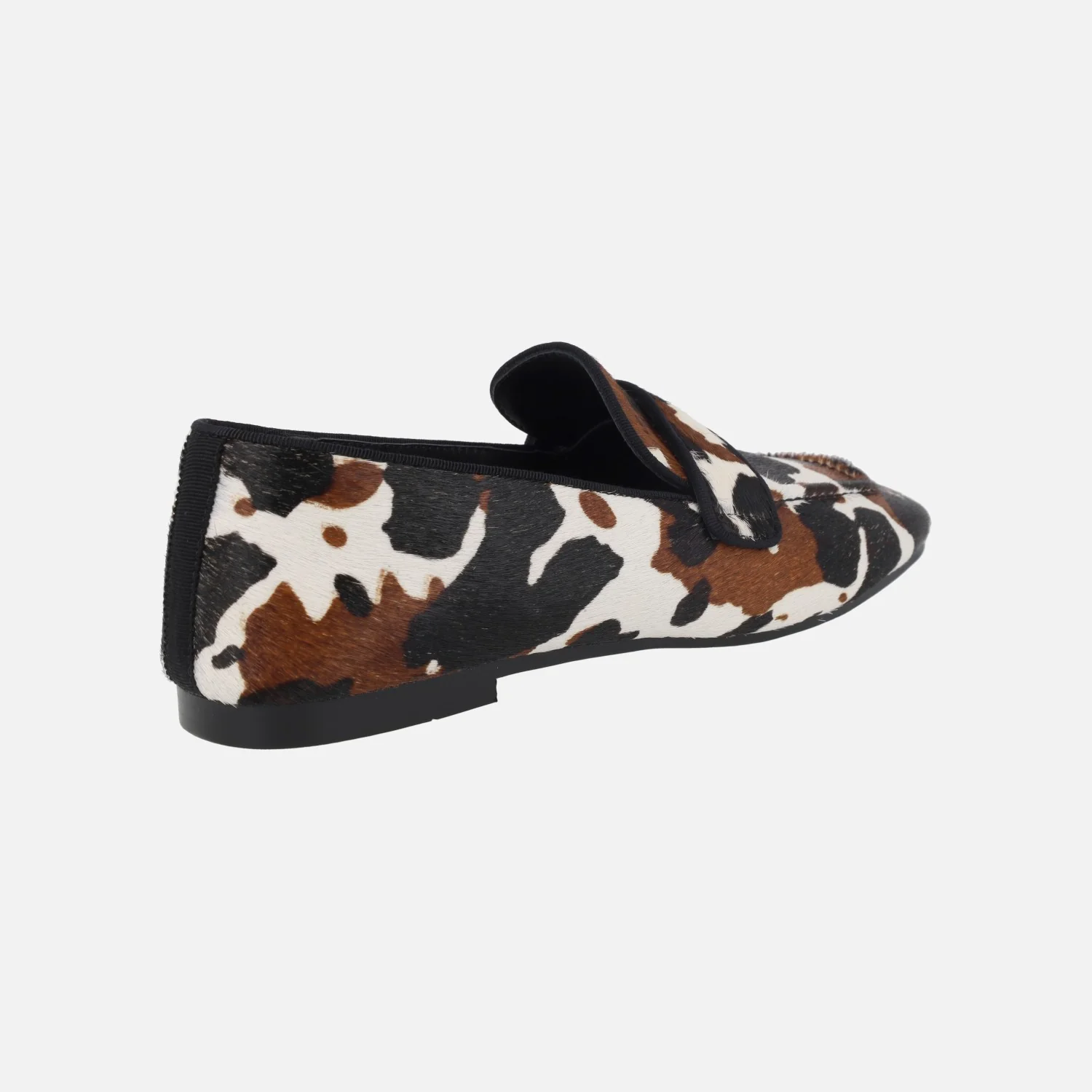 Mocasines planos en pelo animal print vaca Torah - Image 4