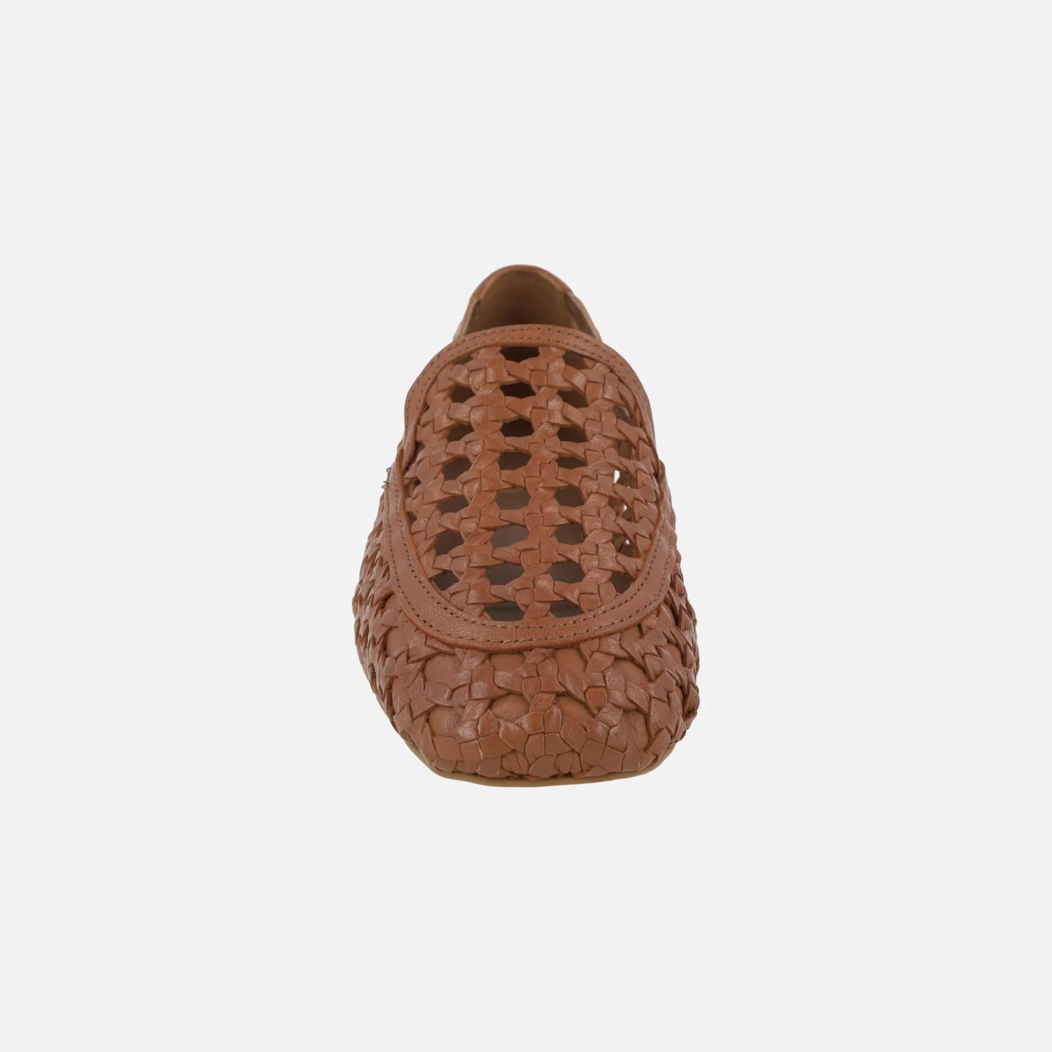 Mocasines planos en piel trenzada BAIX_CRF - Image 11