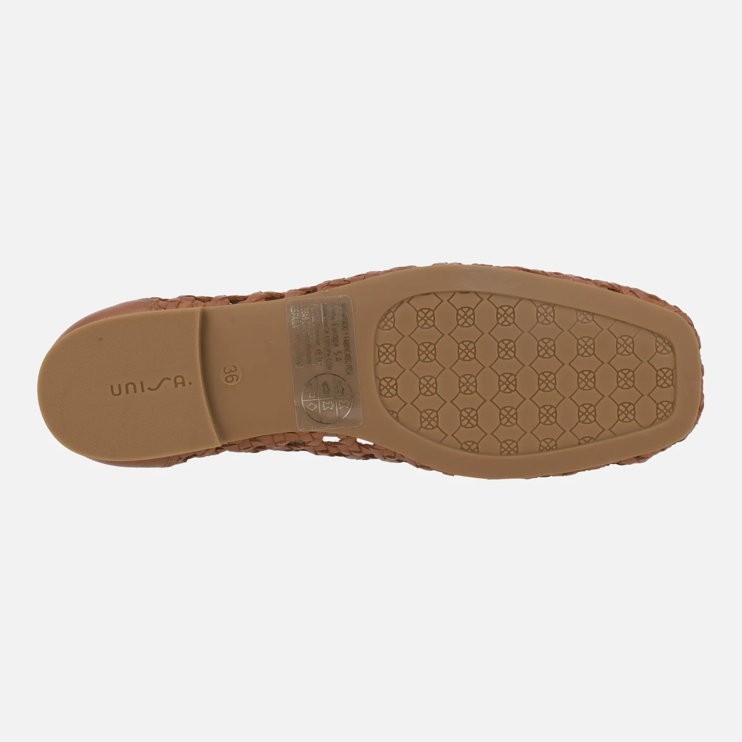 Mocasines planos en piel trenzada BAIX_CRF - Image 12