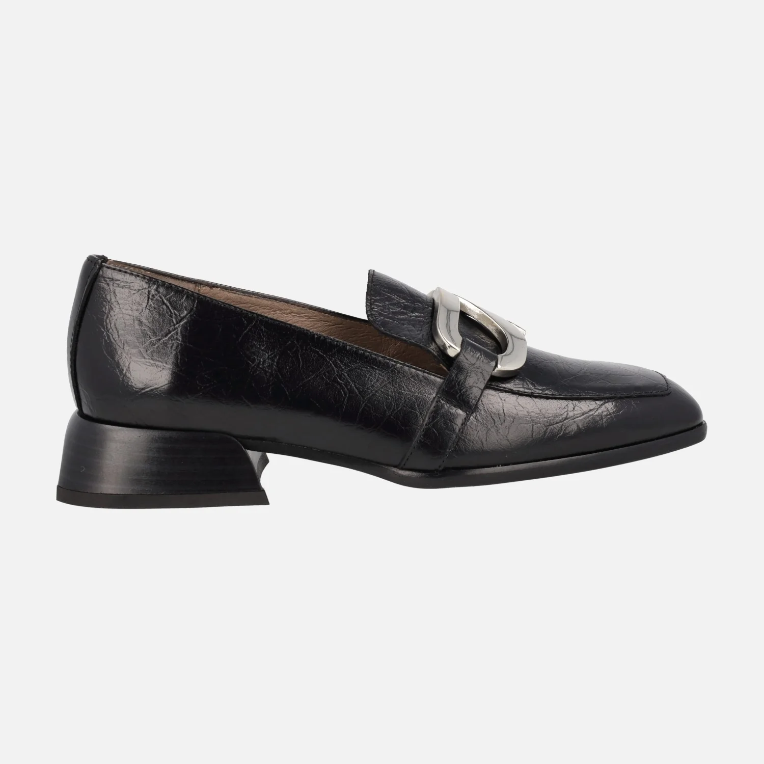 Mocasines Suri para mujer en piel texturizada con adorno metálico - Image 6