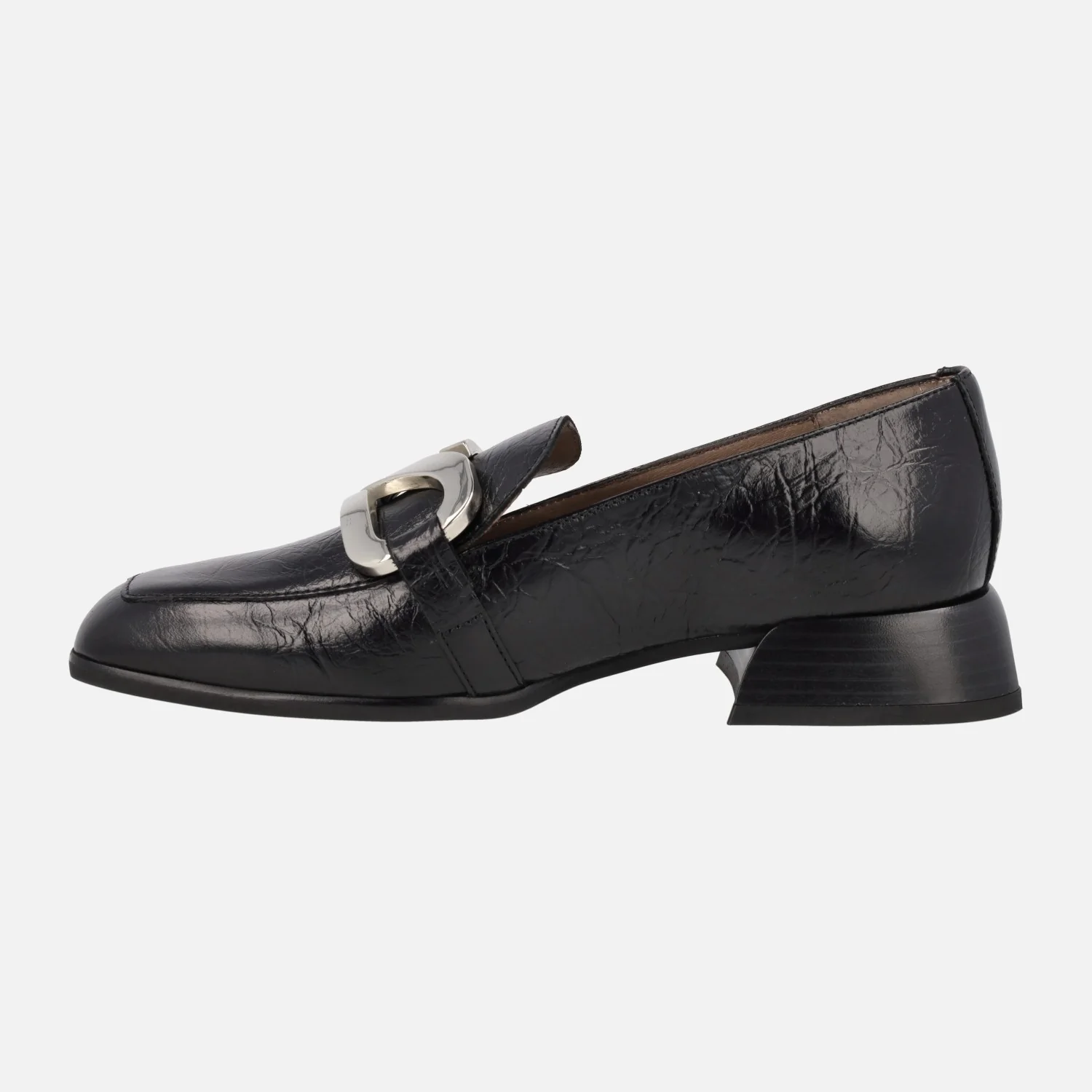 Mocasines Suri para mujer en piel texturizada con adorno metálico - Image 9