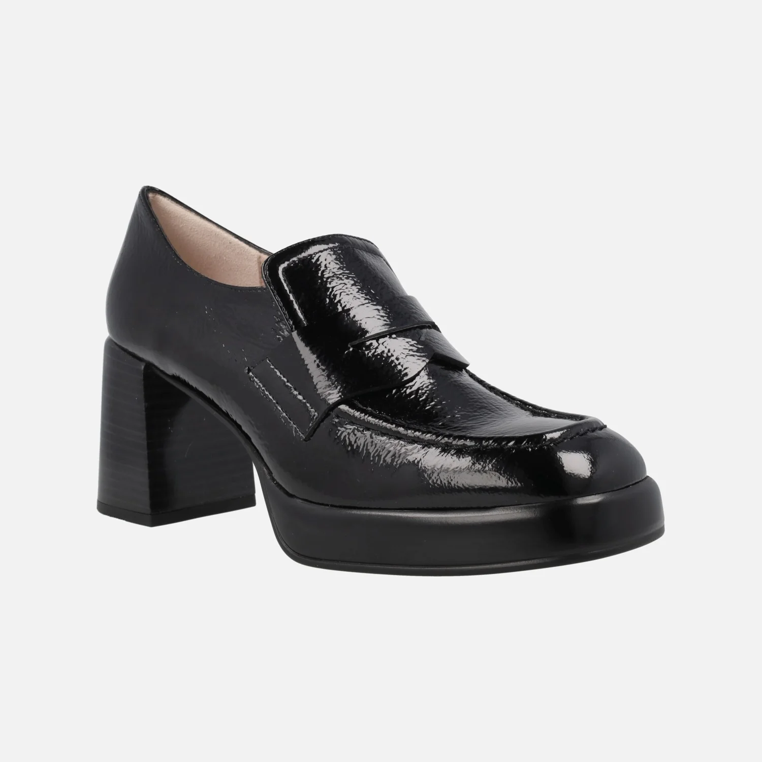Mocasines Tokio en charol con adorno de antifaz - Image 2