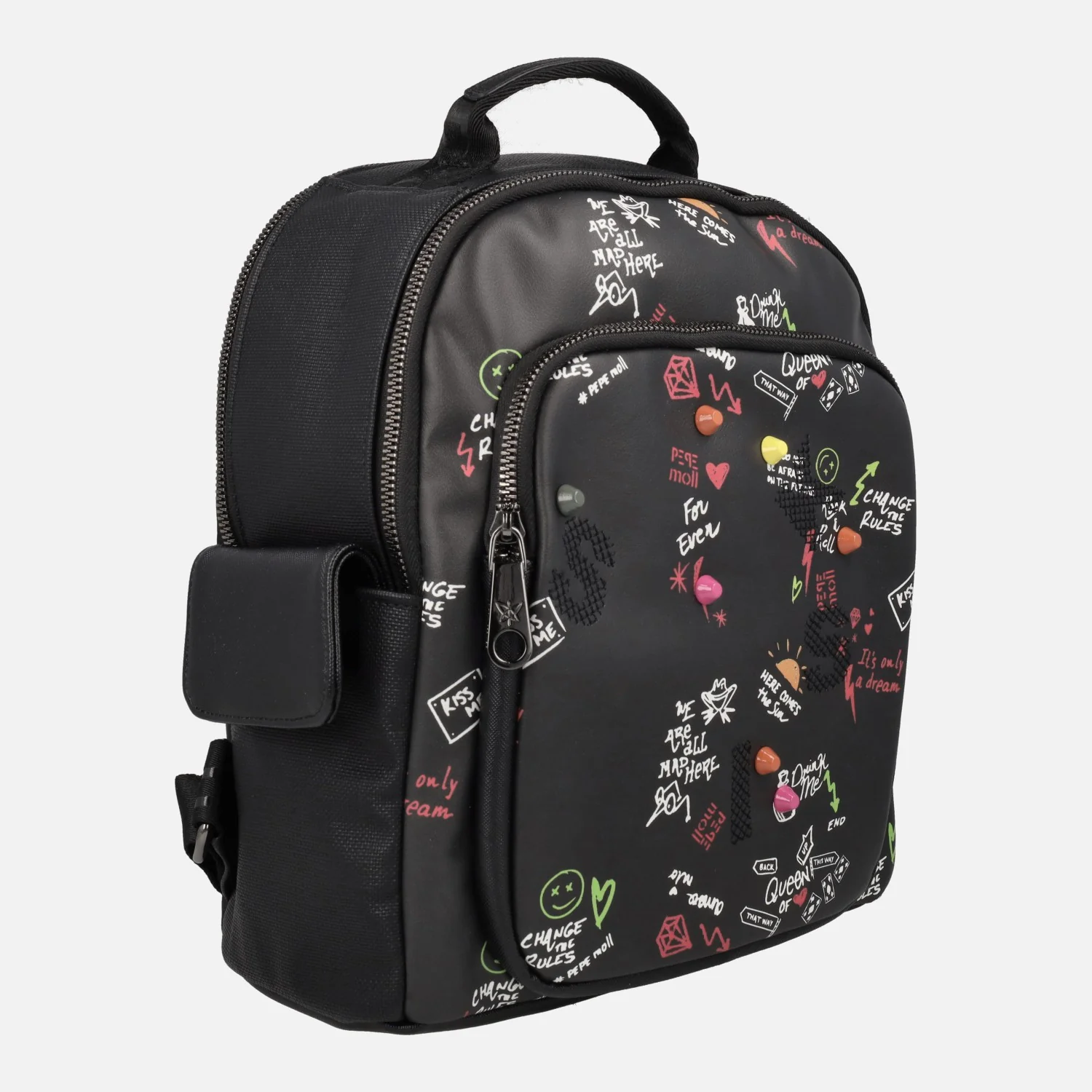 Mochilas Pepe Moll con detalles estilo graffity - Image 2