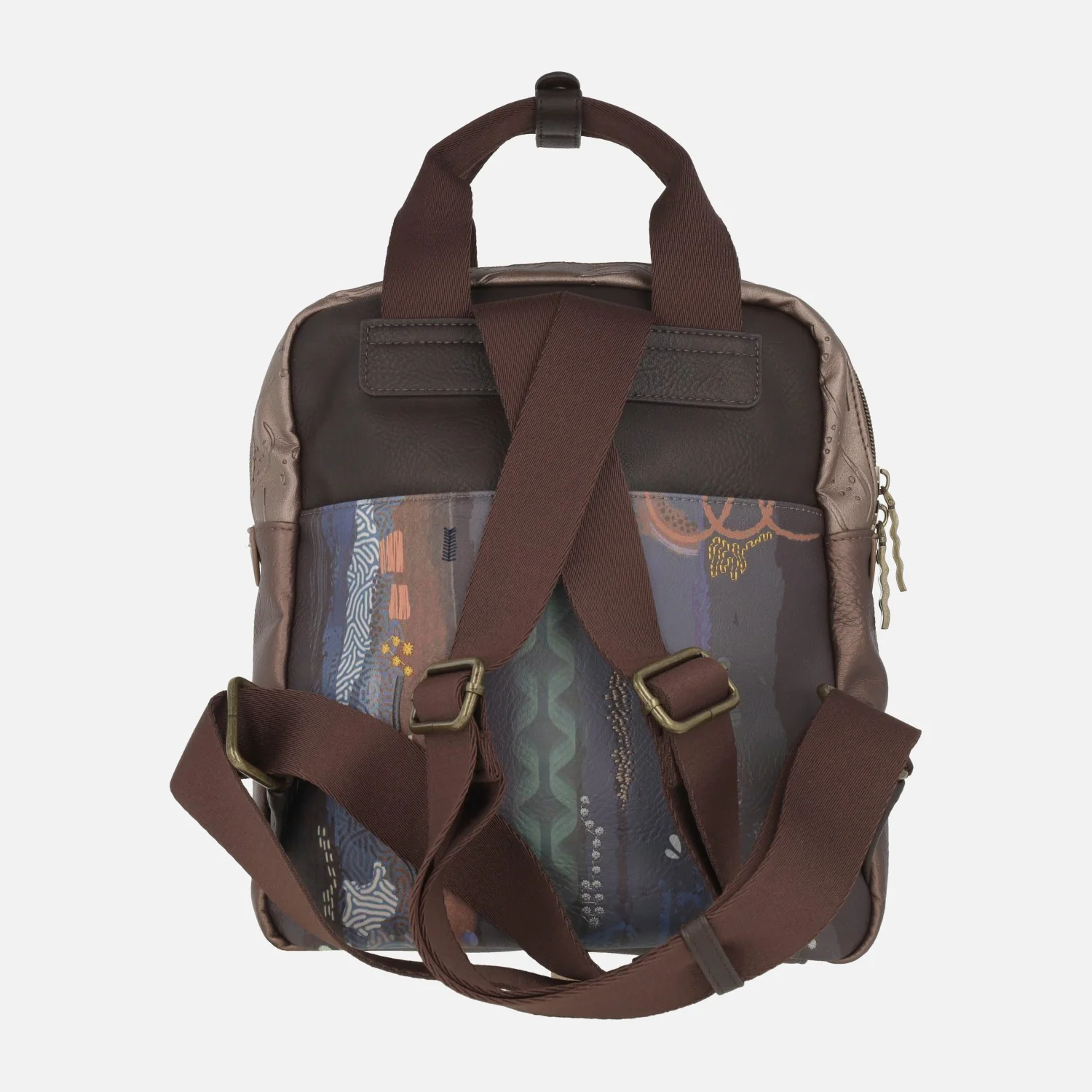 Mochilas Ventis en combinado marrón - Image 2