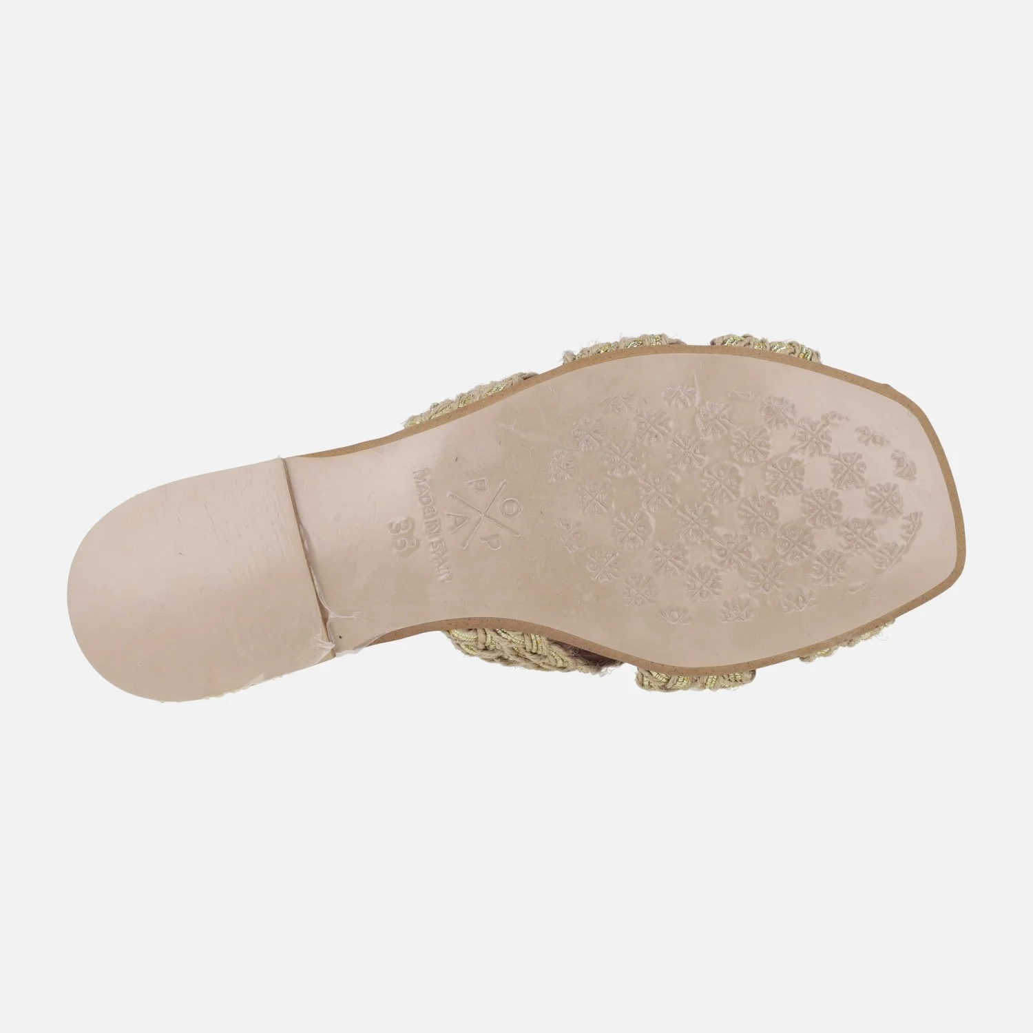 Sandalias planas Durban en tejido trenzado rafia - Image 6
