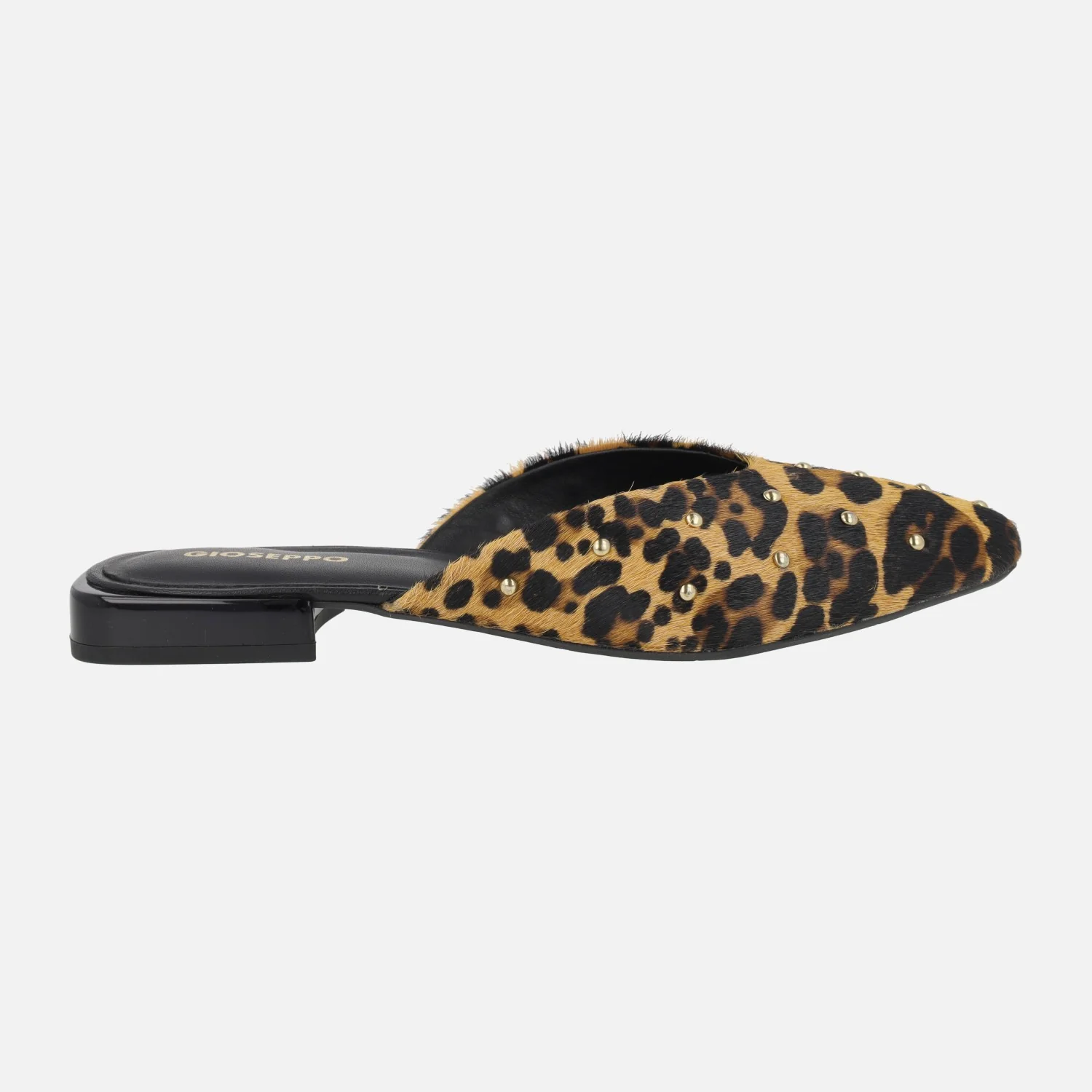 Mules planos en animal print leopardo Irasburg