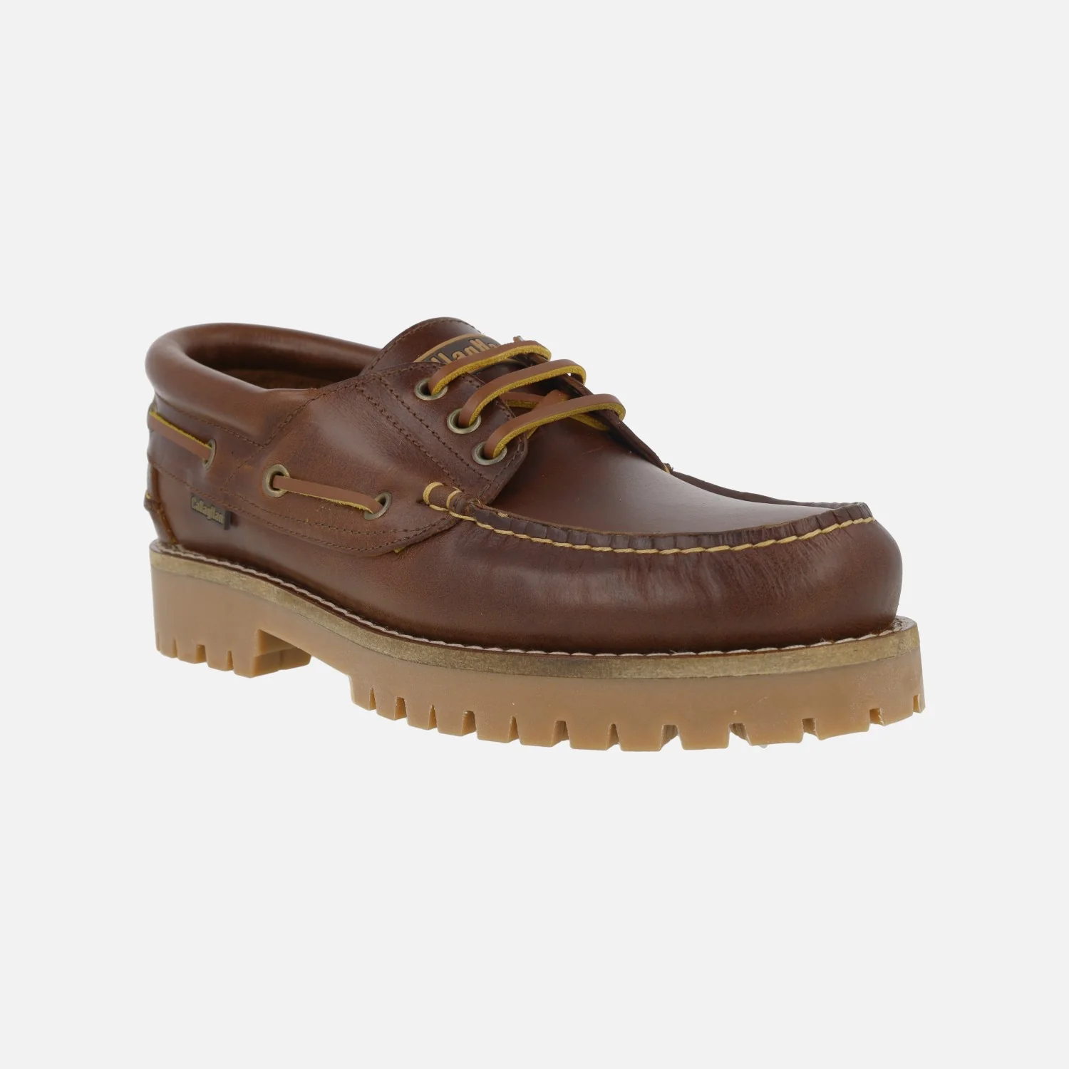 Nauticos clásicos para hombre en piel marrón - Image 2