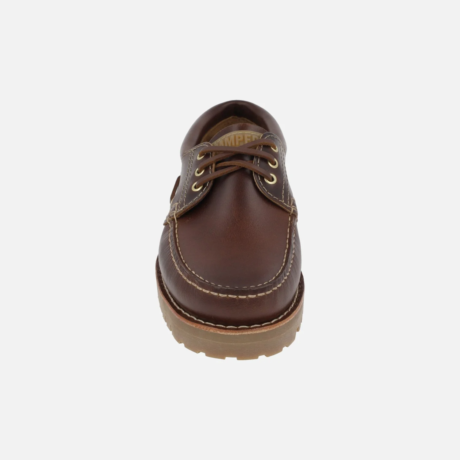 Náuticos de piel marrón para hombre Camper - Image 4
