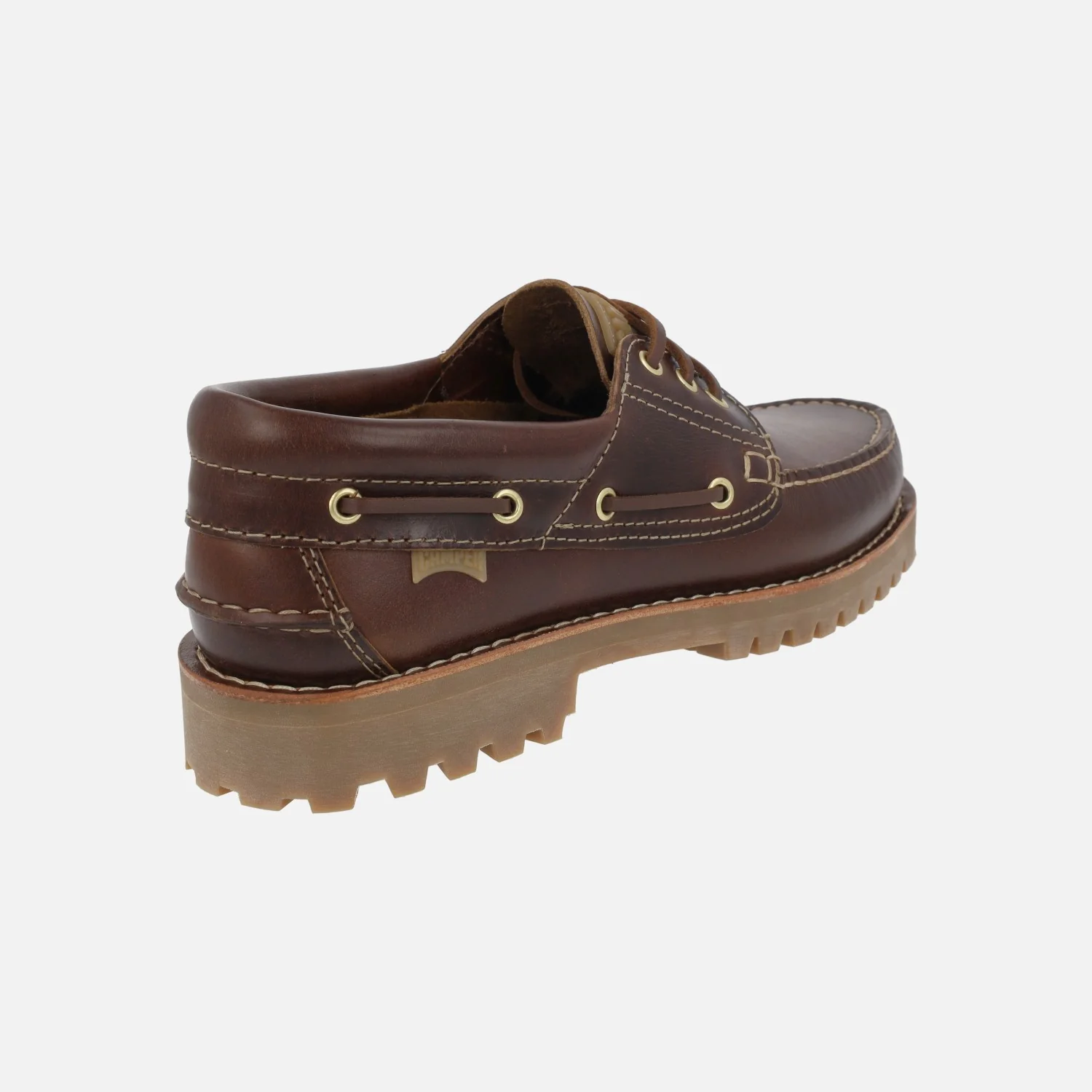 Náuticos de piel marrón para hombre Camper - Image 5