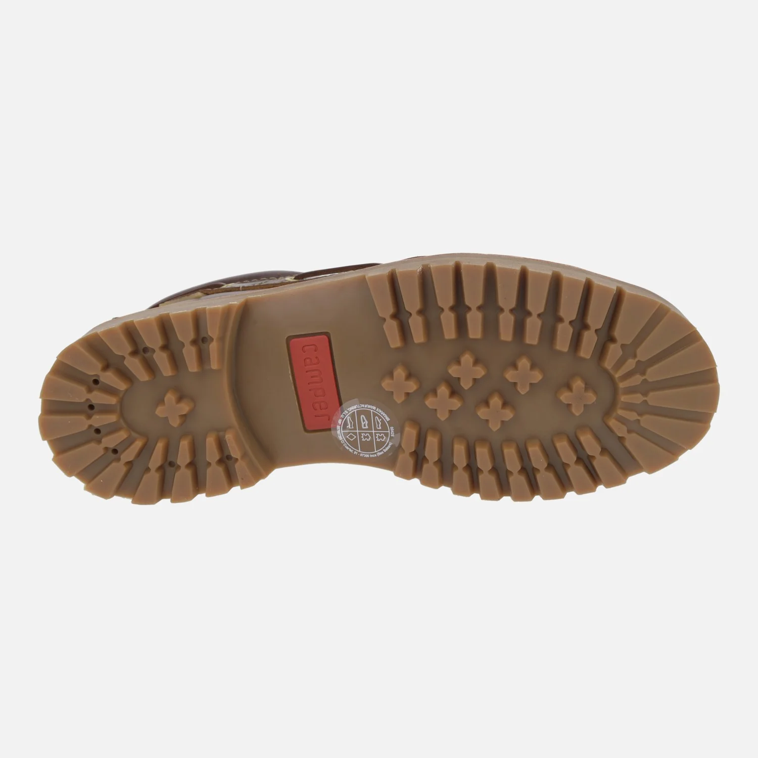 Náuticos de piel marrón para hombre Camper - Image 6