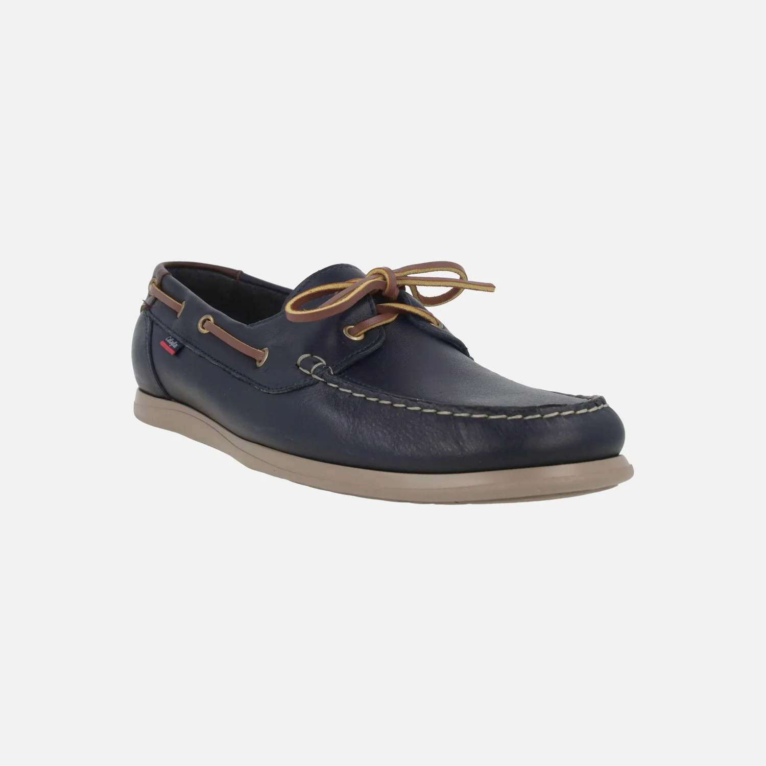 Náuticos de piel para hombre con suela Extralight Newport - Image 2