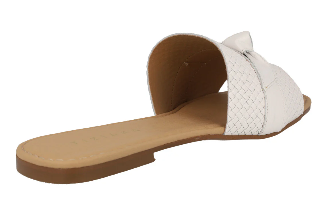 Palas de piel trenzada con nudo y lazo - Image 9