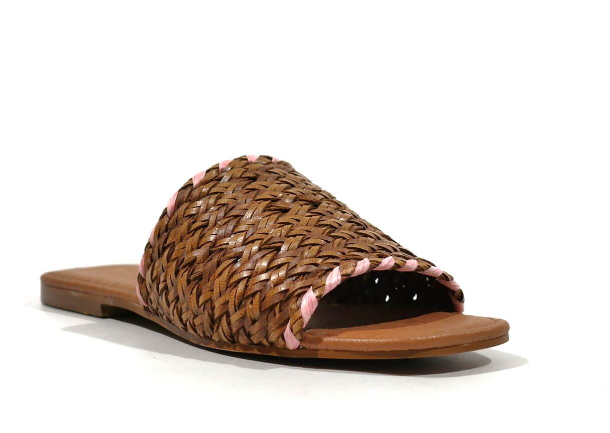 Palas de rafia trenzada con detalle de pasados - Image 11