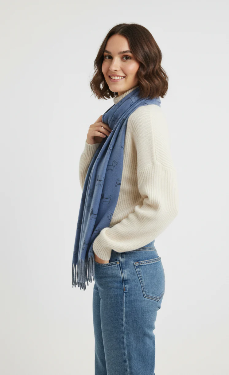 Pashminas Noco con diseño de perritos - Image 9