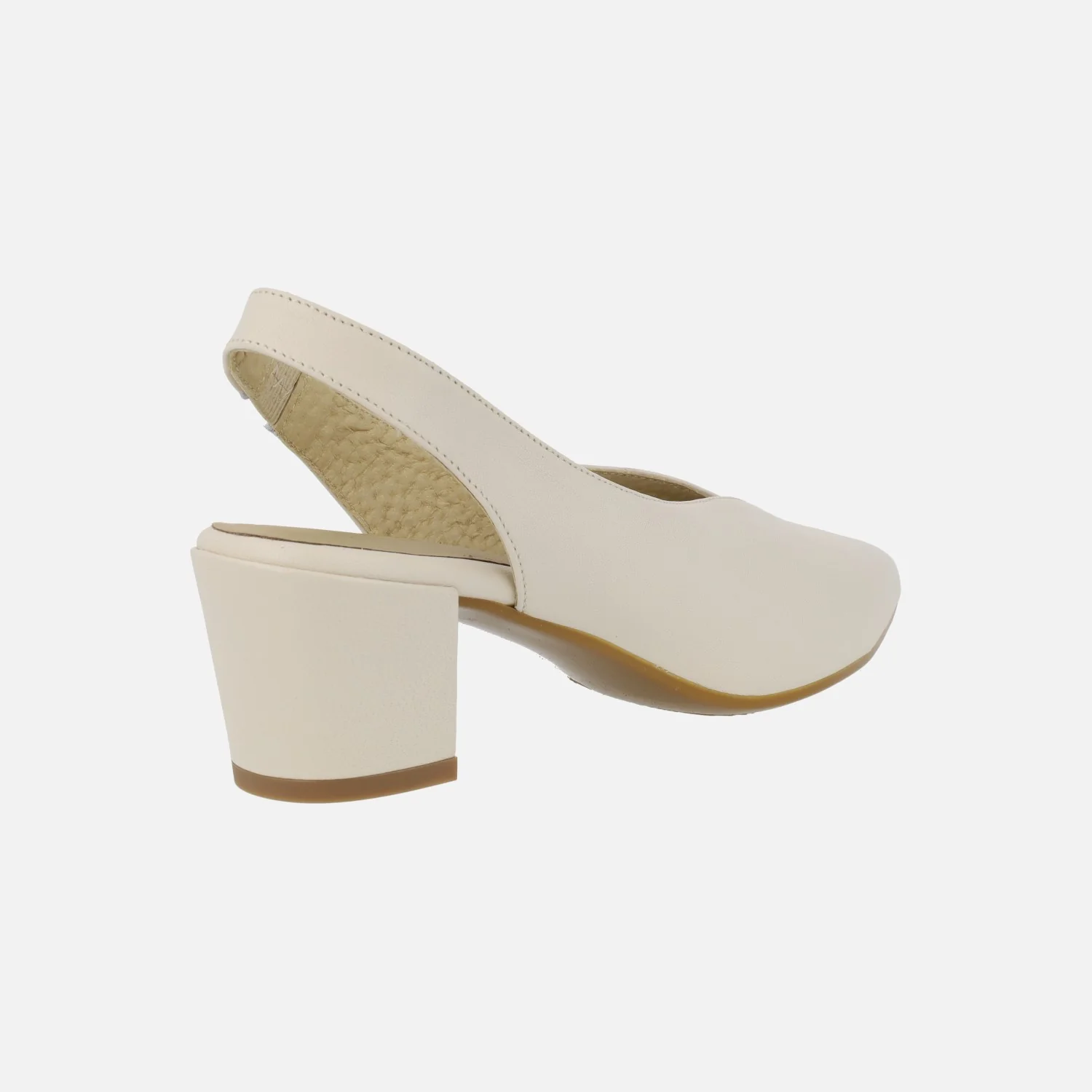 Salones destalonados Zaba de piel con tacones anchos - Image 11