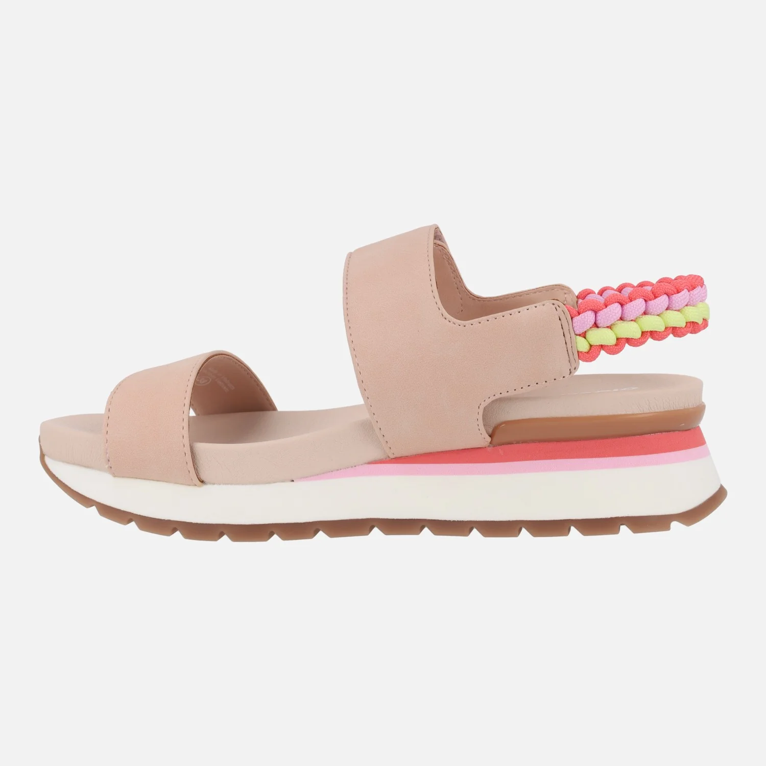 Sandalias Austell con cierre de velcro y detalle de trenzado multicolor - Image 10