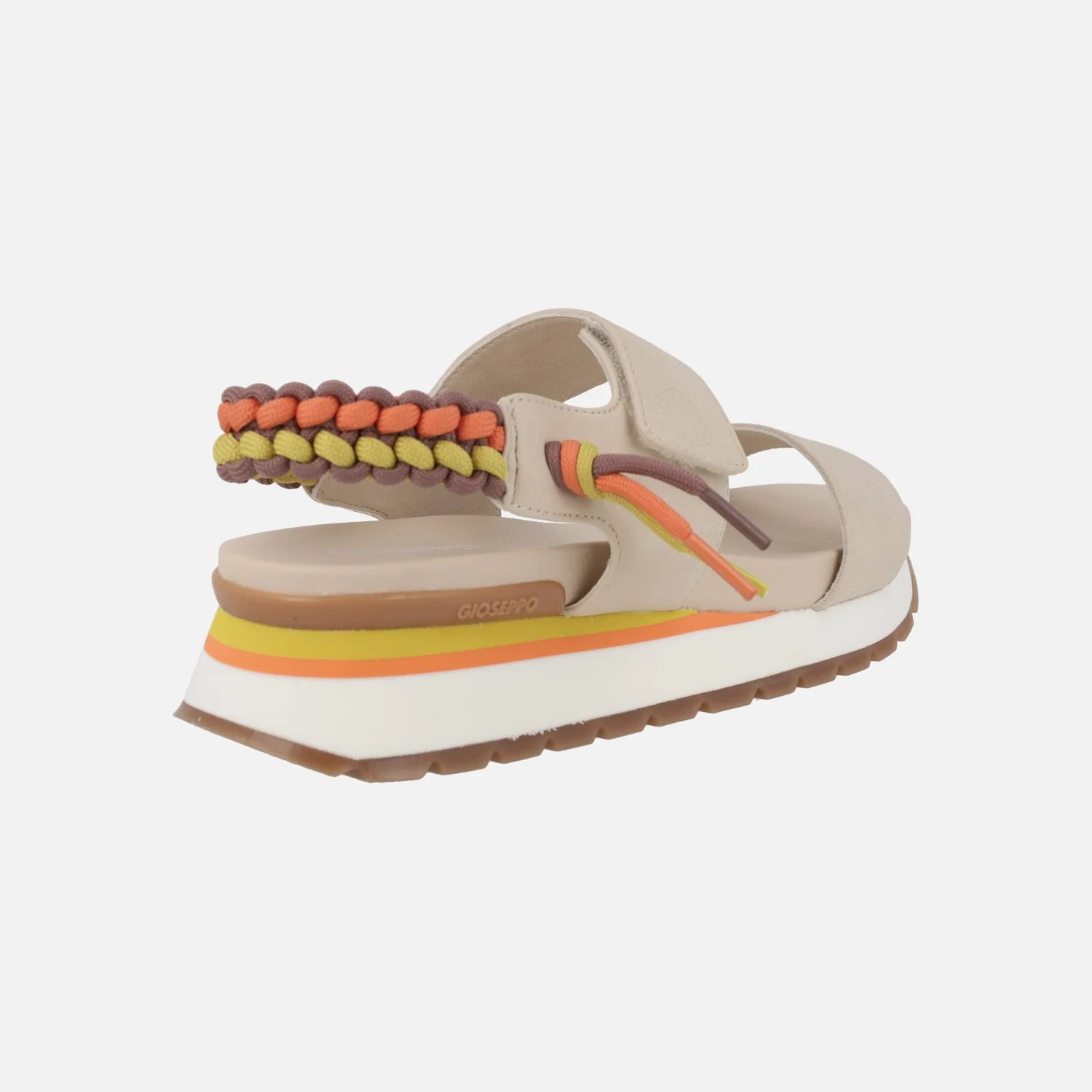 Sandalias Austell con cierre de velcro y detalle de trenzado multicolor - Image 4