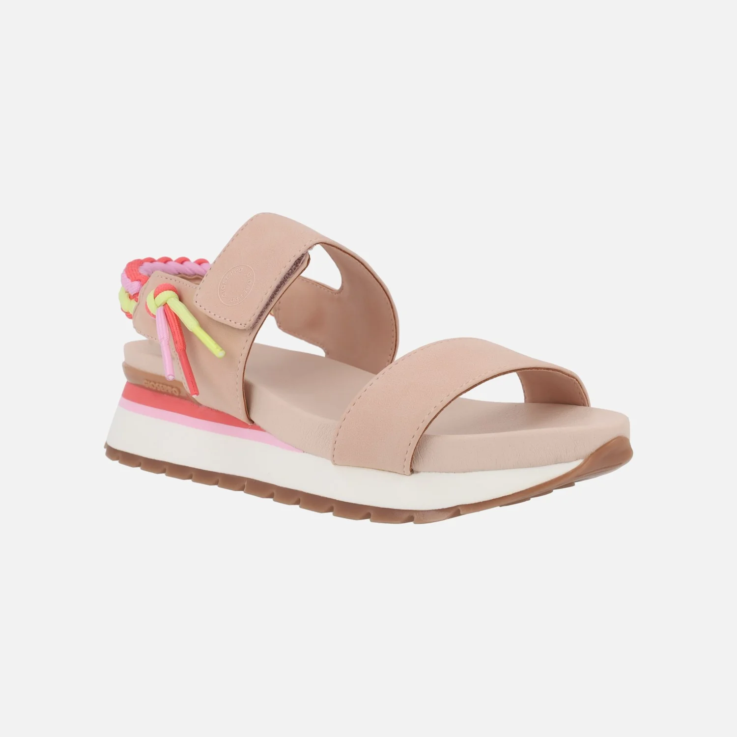 Sandalias Austell con cierre de velcro y detalle de trenzado multicolor - Image 8