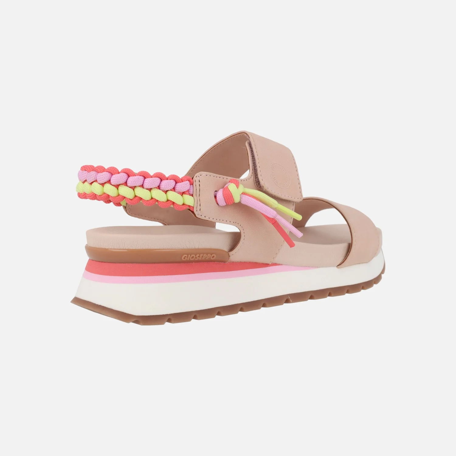 Sandalias Austell con cierre de velcro y detalle de trenzado multicolor - Image 9