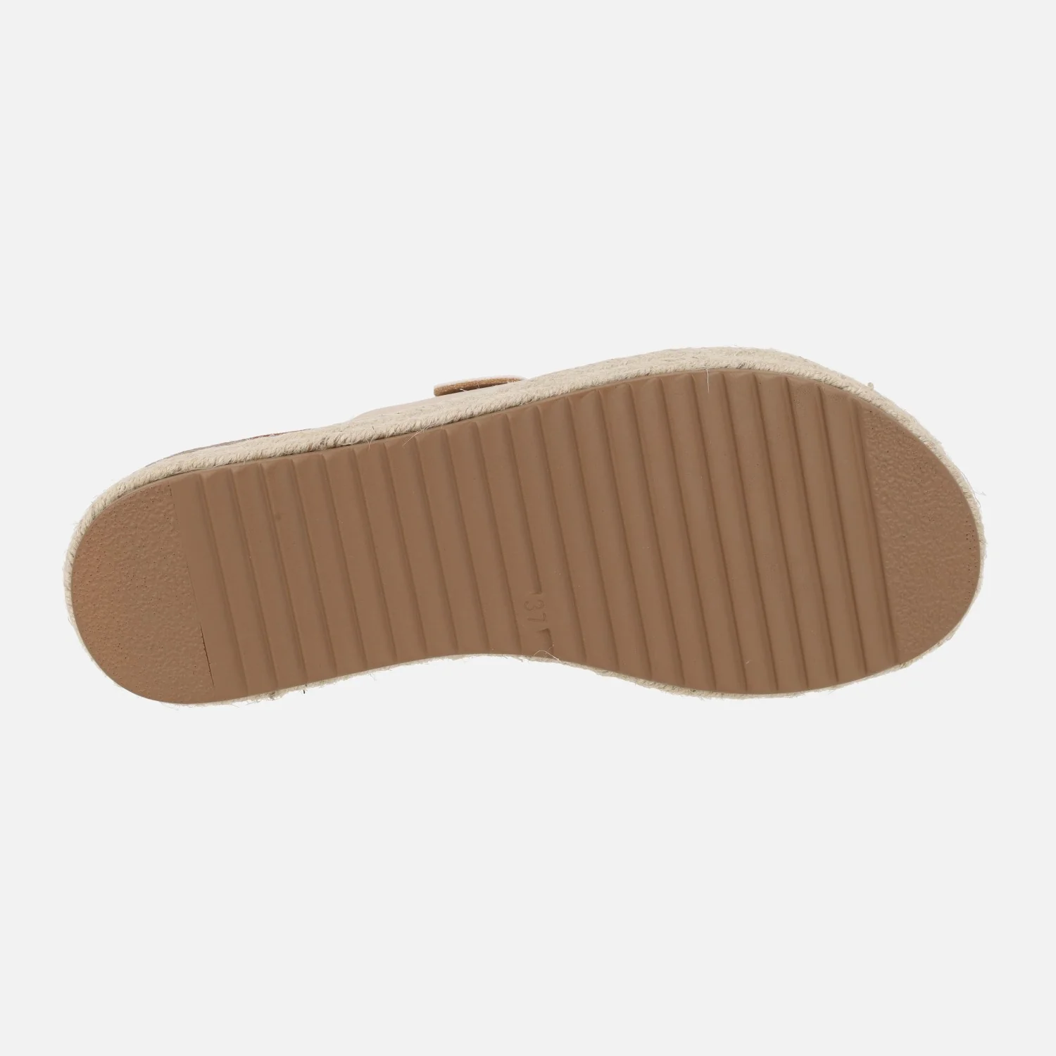 Sandalias bio con hebillas y plataforma de yute Perla - Image 10