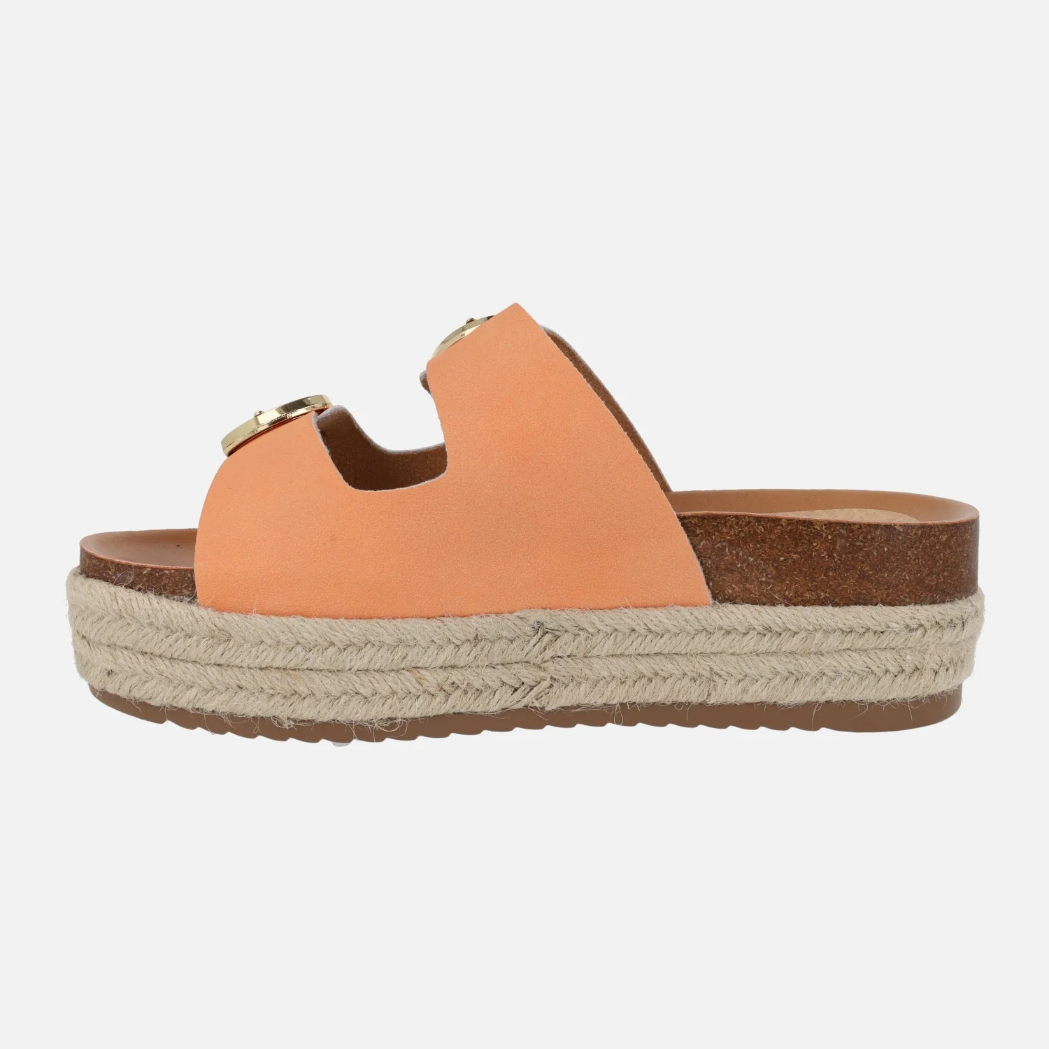 Sandalias bio con hebillas y plataforma de yute Perla - Image 13