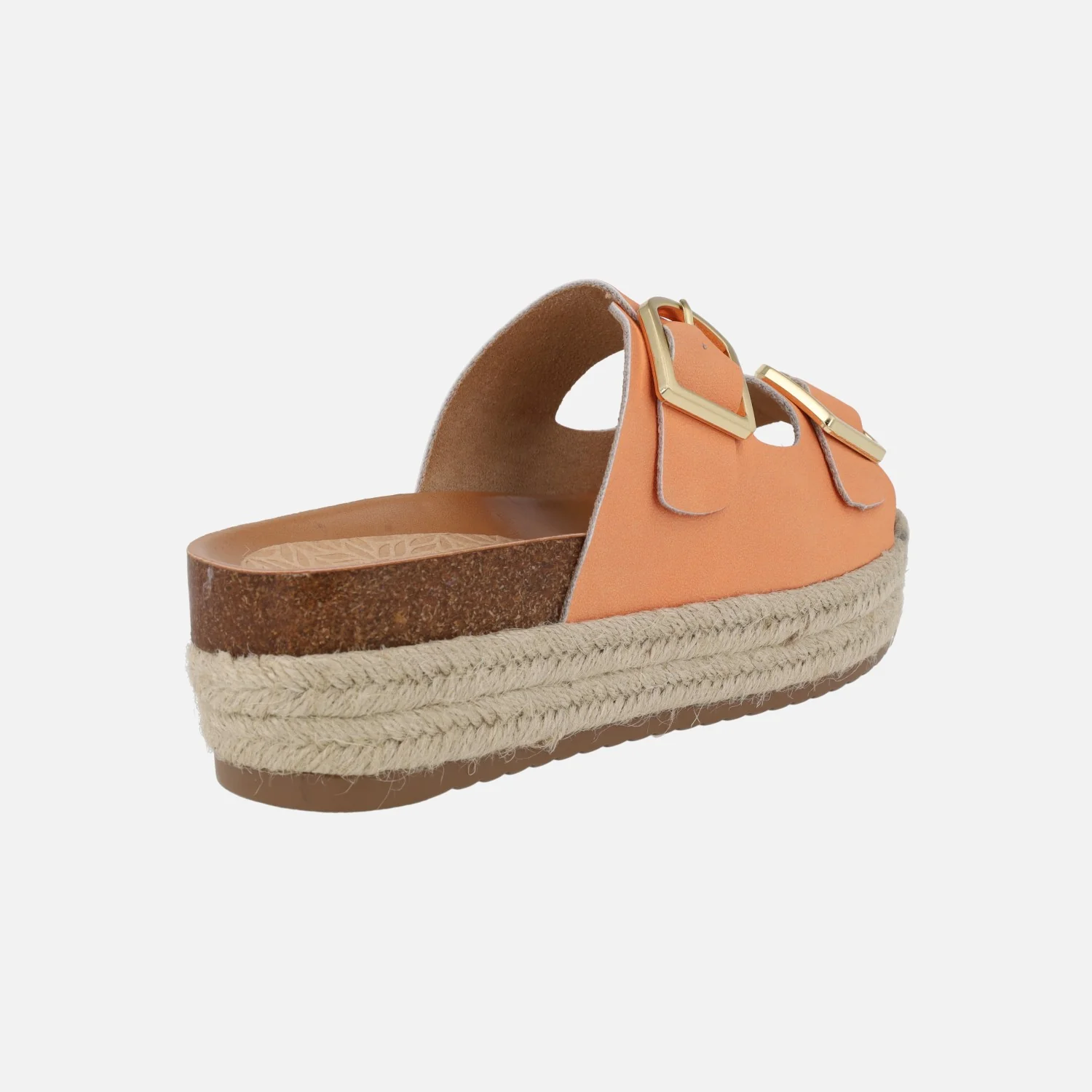 Sandalias bio con hebillas y plataforma de yute Perla - Image 14