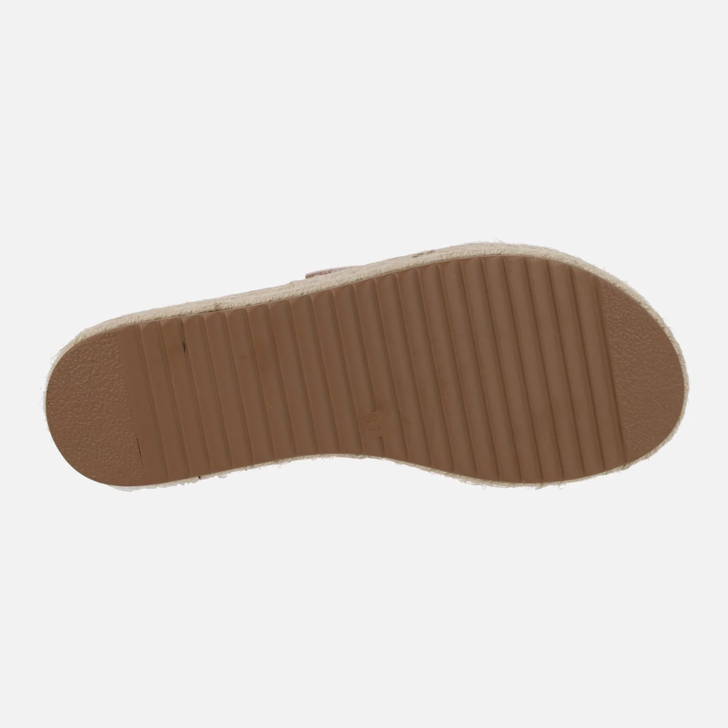 Sandalias bio con hebillas y plataforma de yute Perla - Image 15