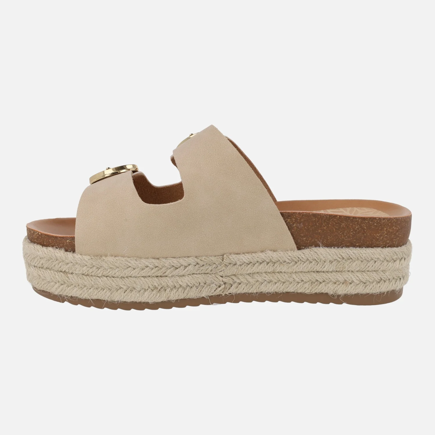 Sandalias bio con hebillas y plataforma de yute Perla - Image 8