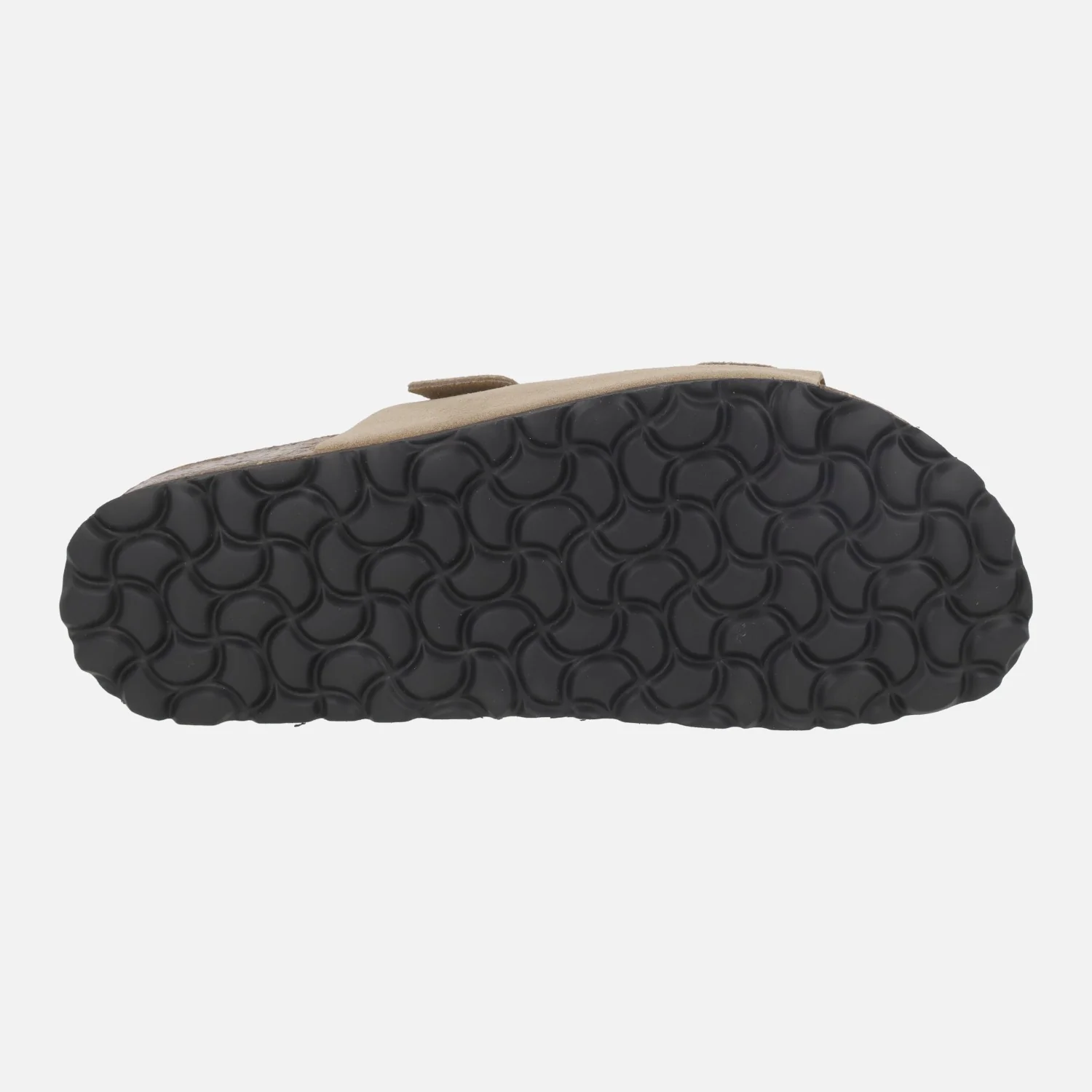 Sandalias bio para hombre en serraje taupe con dos hebillas - Image 6