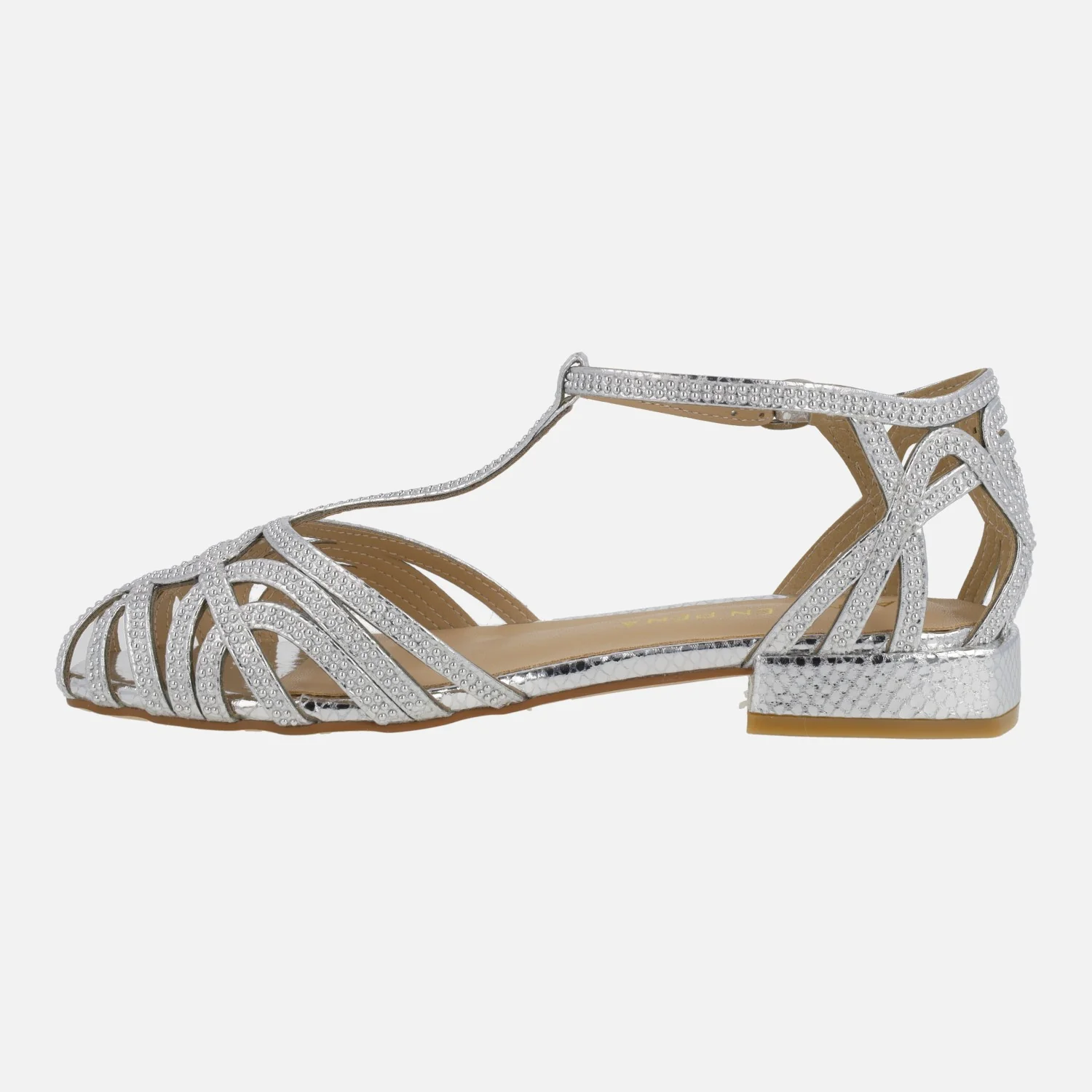 Sandalias cangrejeras con detalles de pedreria - Image 3