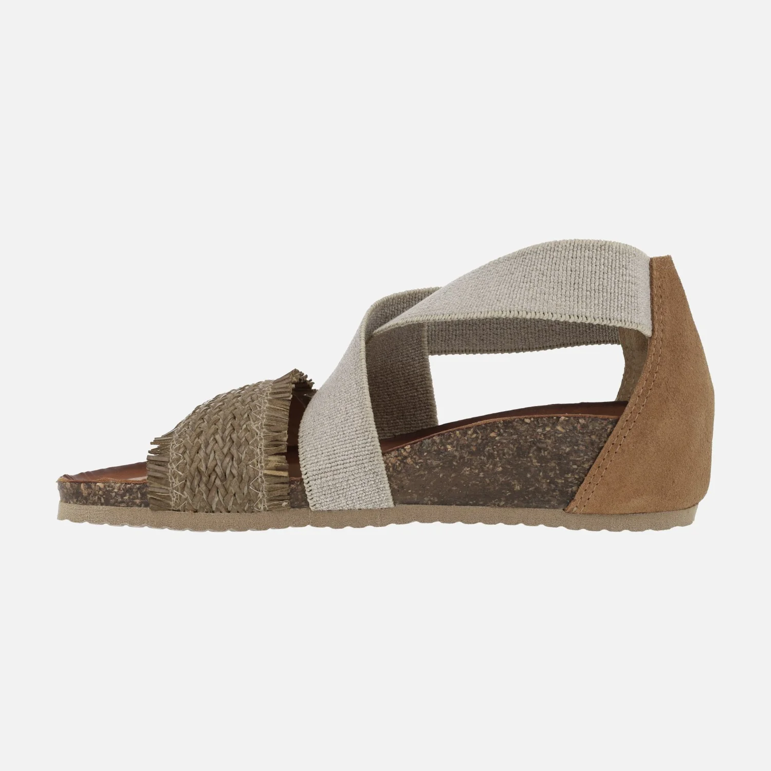 Sandalias cerradas de talón con tiras elásticas al empeine - Image 3