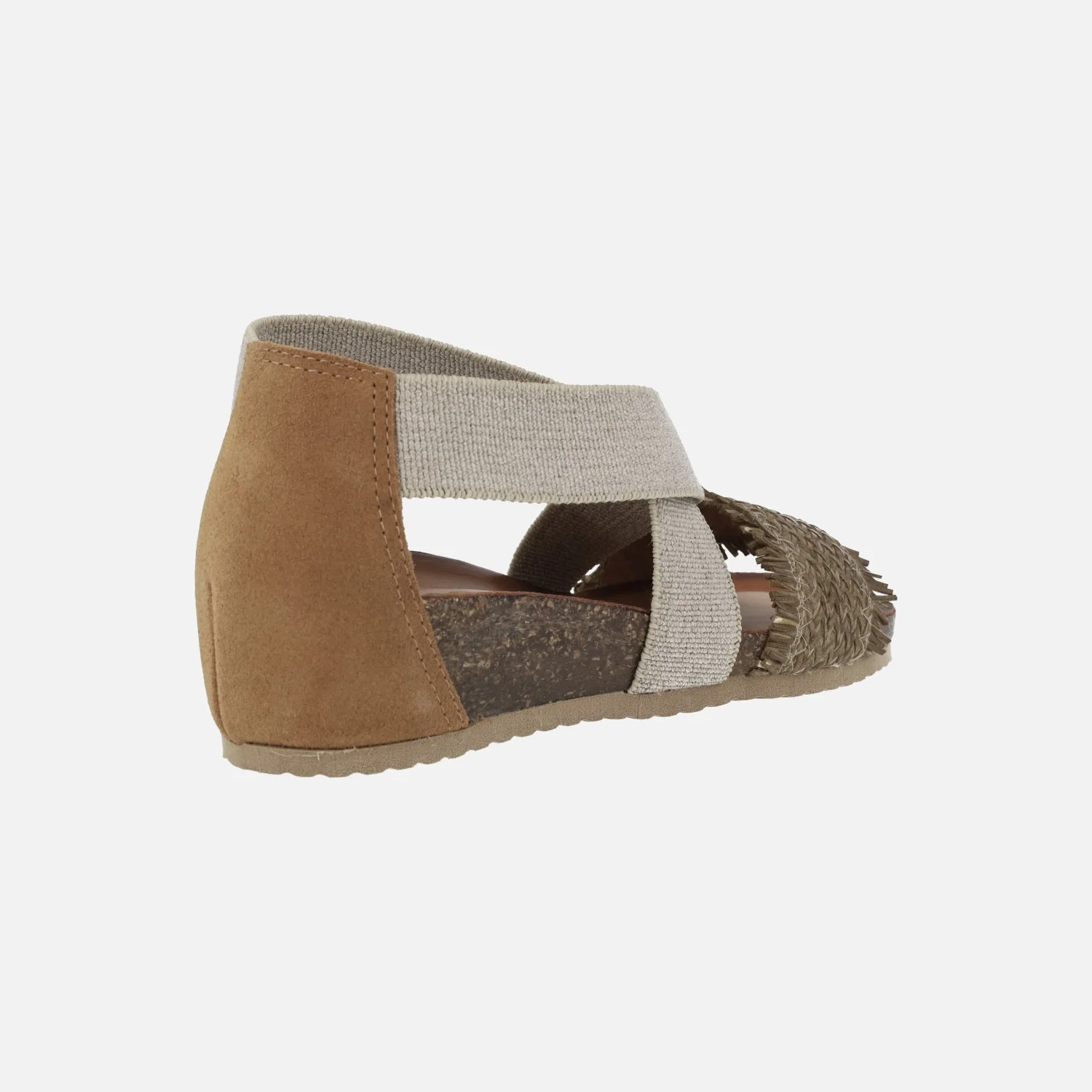 Sandalias cerradas de talón con tiras elásticas al empeine - Image 4