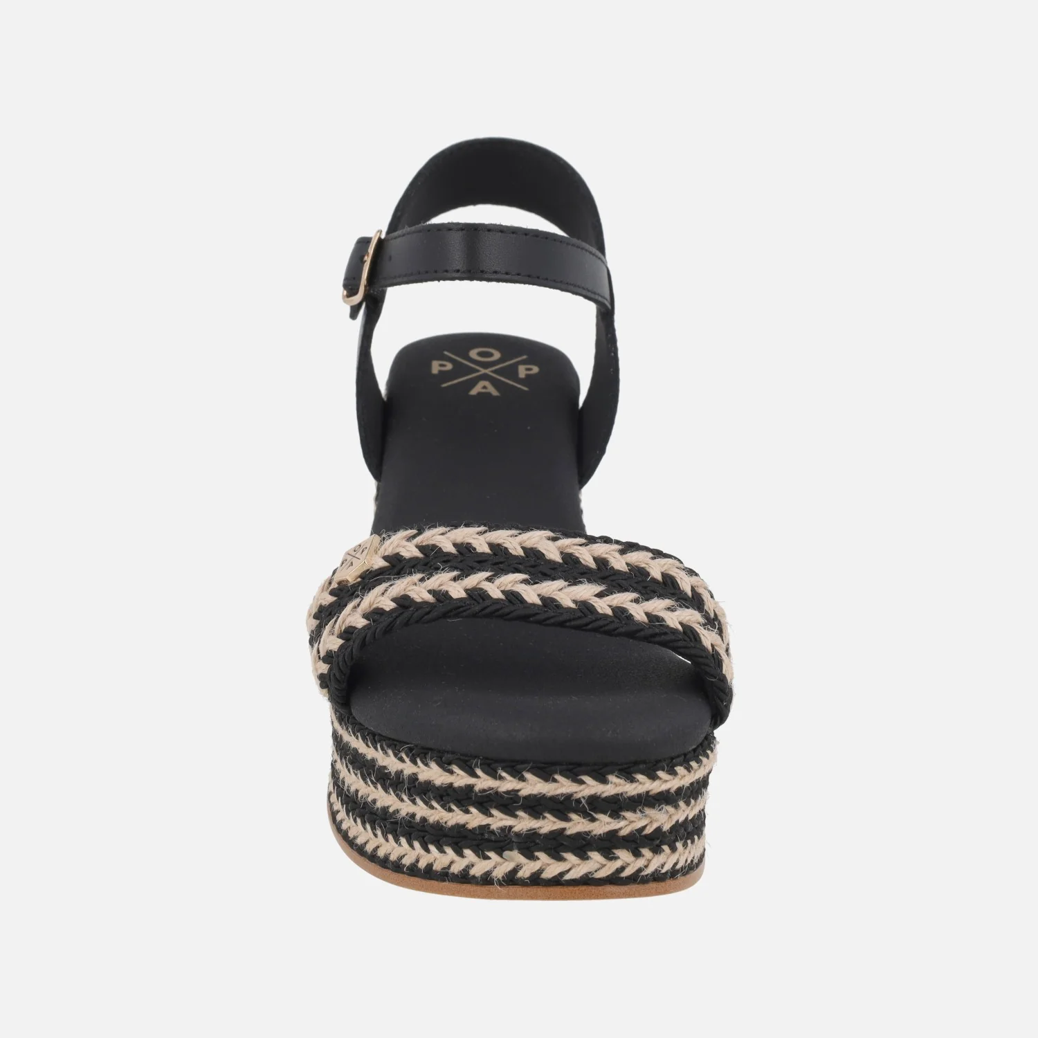 Sandalias combinadas Arambol con pulsera al tobillo y cuña - Image 5