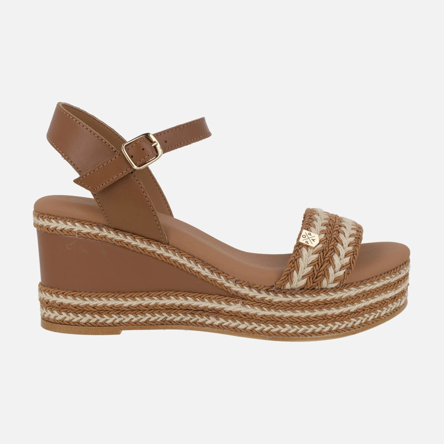 Sandalias combinadas Arambol con pulsera al tobillo y cuña - Image 7
