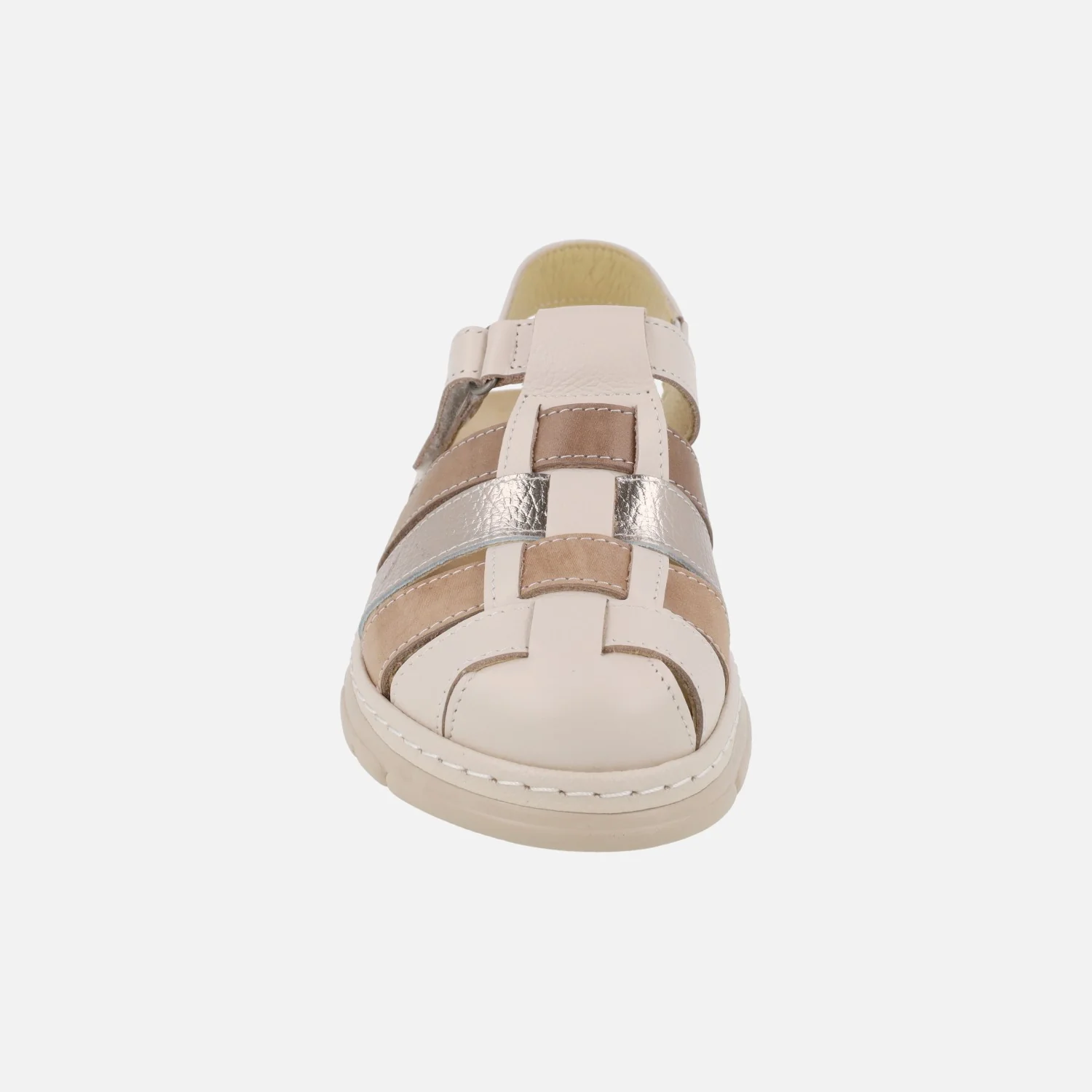 Sandalias combinadas estilo cangrejeras con cierre de velcro - Image 5